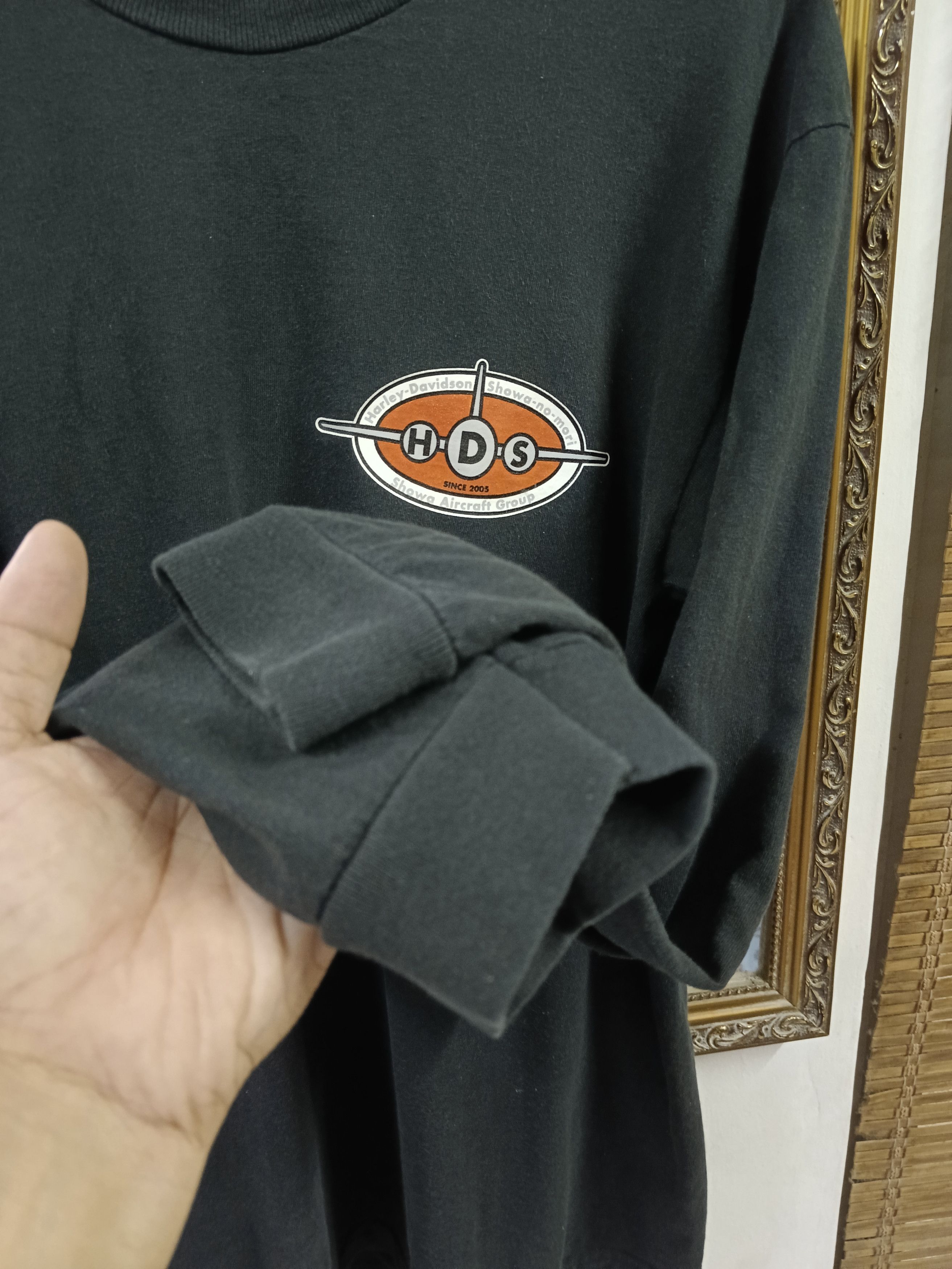 Harley Davidson × Vintage VINTAGE 2000s HARLEY DAVISDSON LONG SLEEVE Size US L / EU 52-54 / 3 - 3 Thumbnail