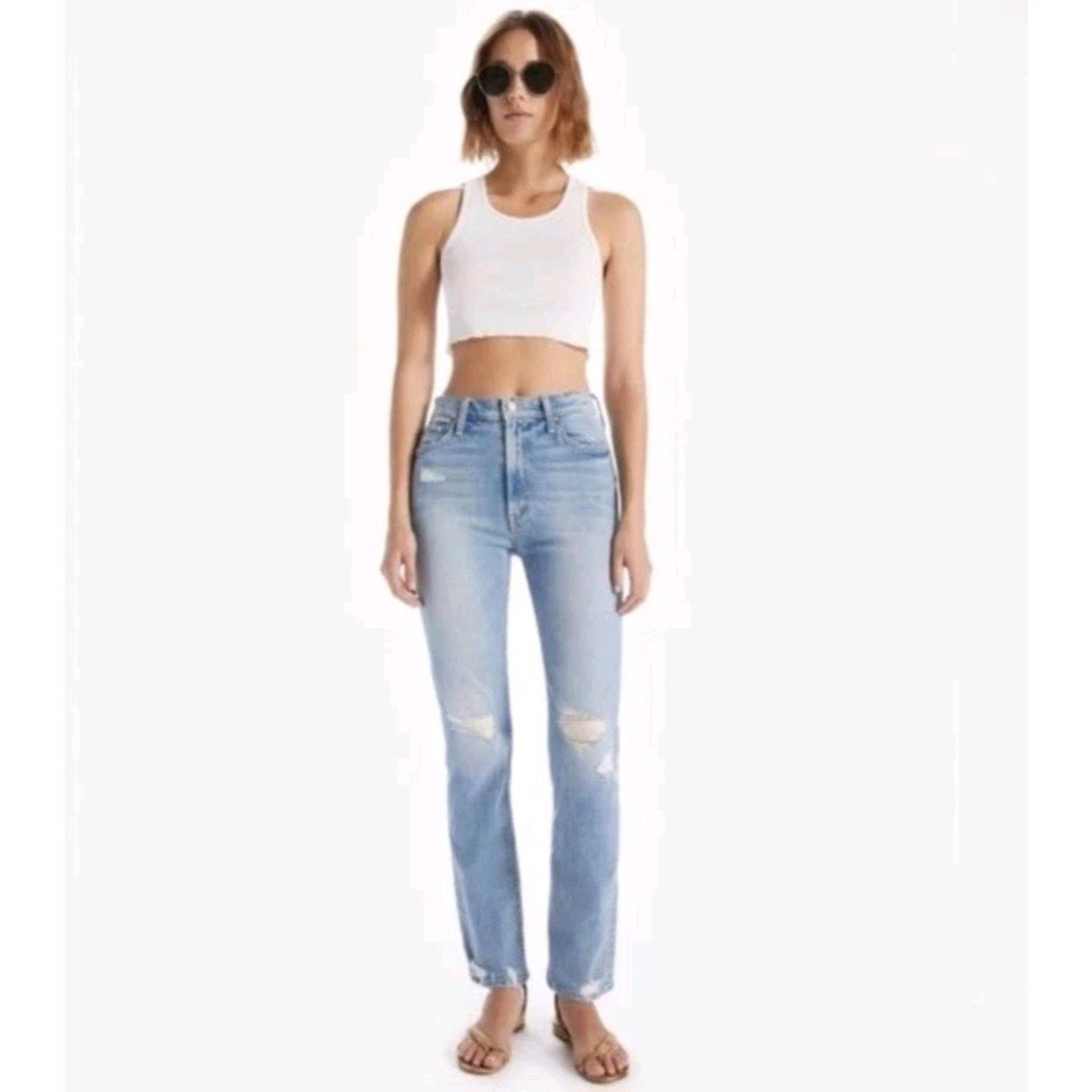 MOTHER MOTHER SUPERIOR High Waisted Rider Skimp in Confession 26 Size 26" / US 2 / IT 38 - 3 Thumbnail
