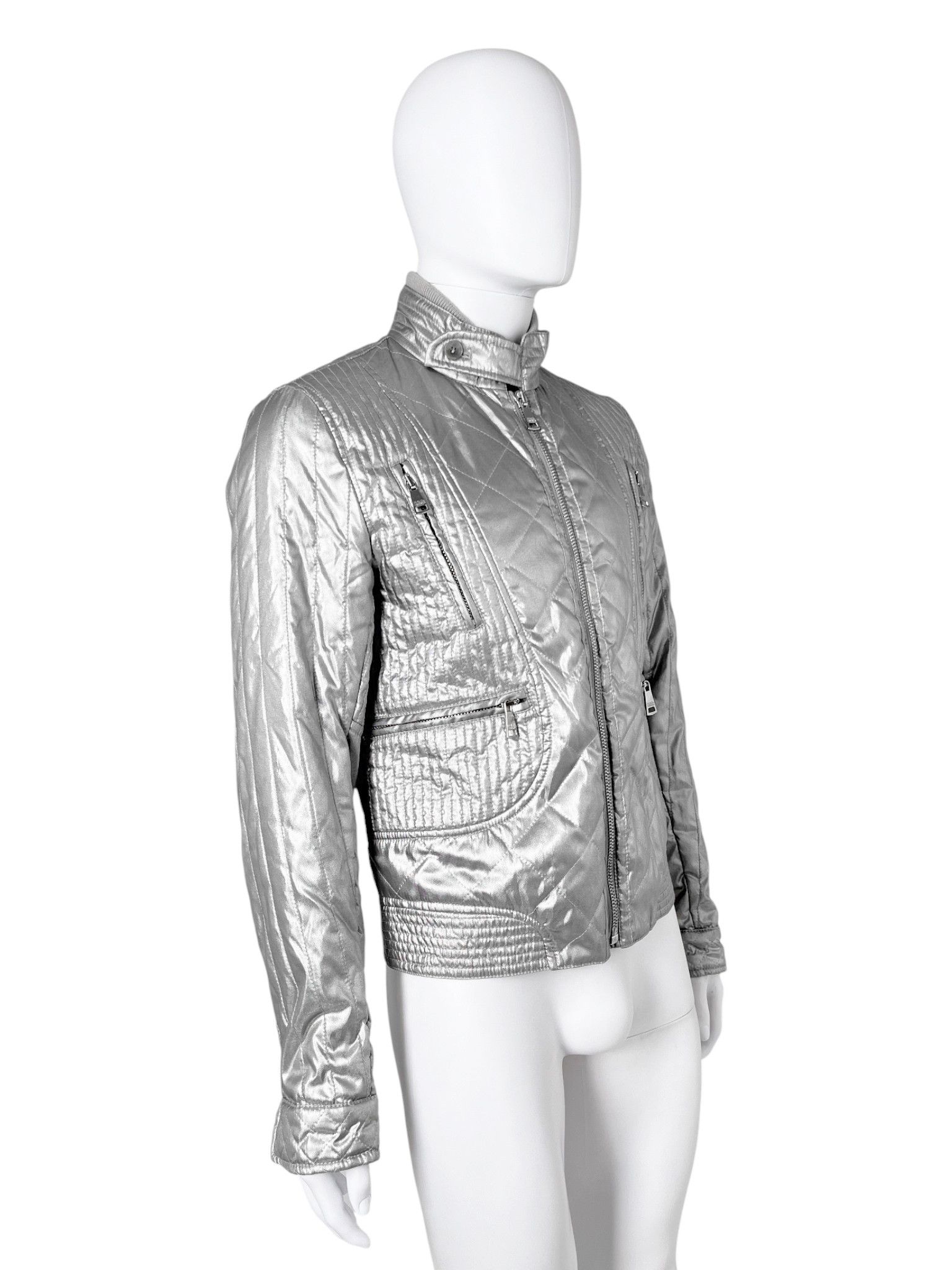 Dolce & Gabbana F/W 2007 Silver Astro Jacket Size US L / EU 52-54 / 3 - 3 Thumbnail