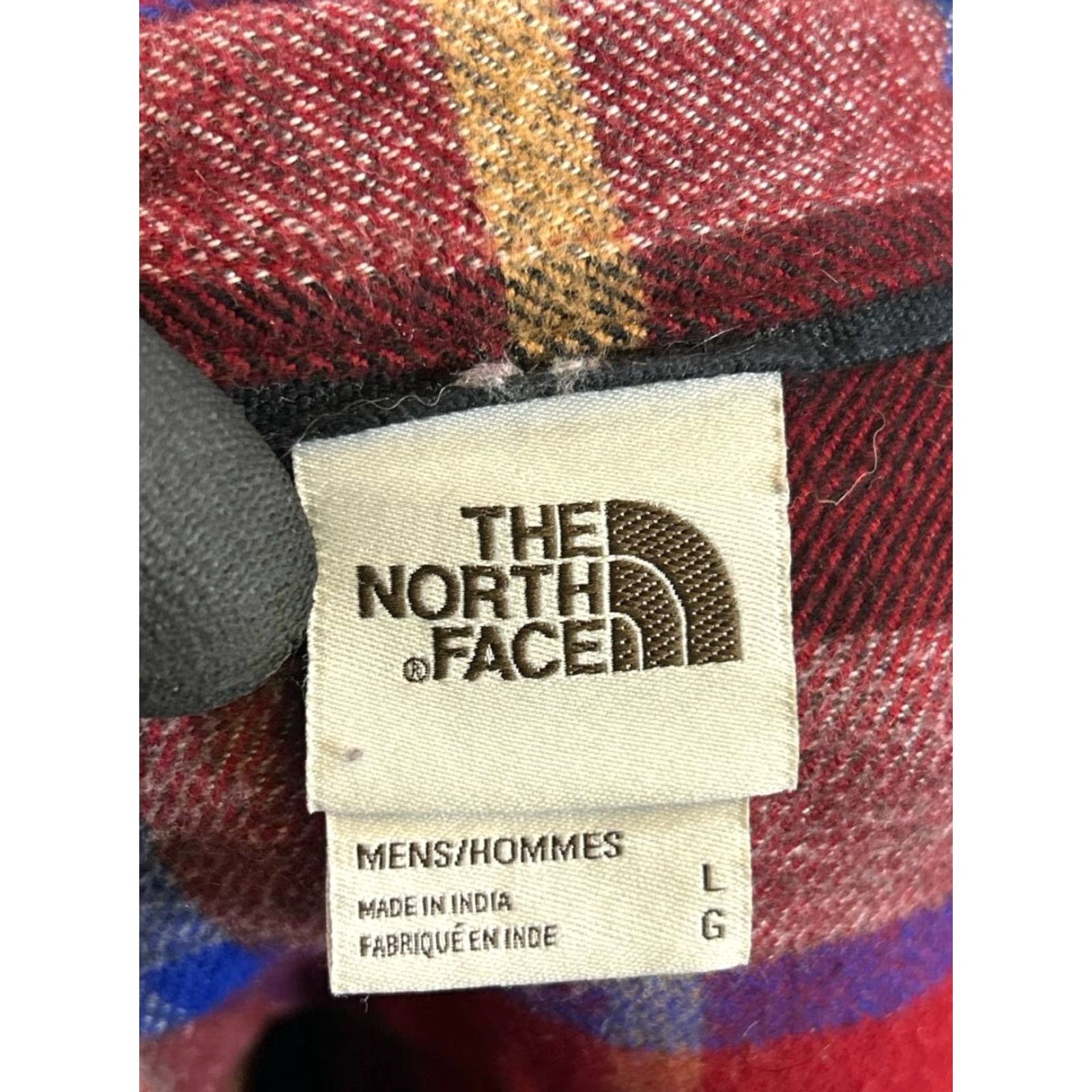 The North Face The North Face Button-Up Flannel Shirt Mens L Blue Cotton Plaid Regular Pocketed Mens Size US L / EU 52-54 / 3 - 3 Thumbnail