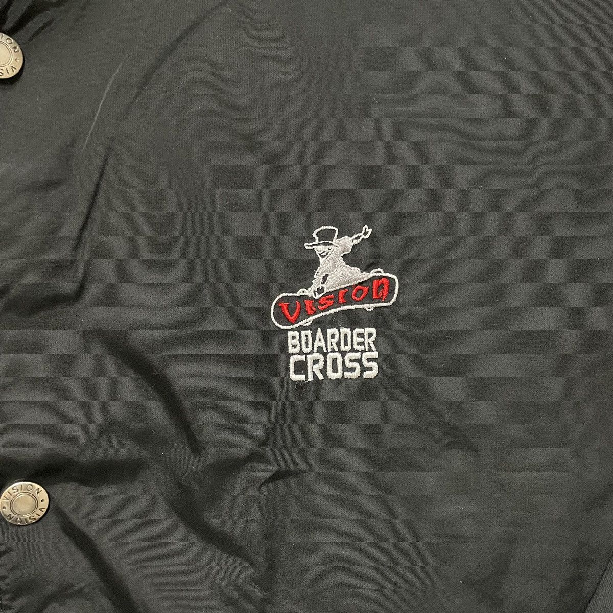 Vision Streetwear Vintage 1990s Vision Streetwear “Boarder Cross” windbreaker Size US XL / EU 56 / 4 - 2 Thumbnail