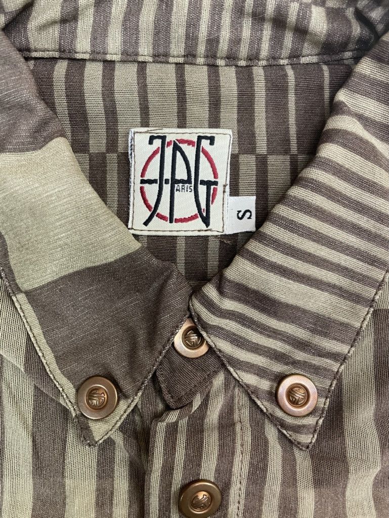 Jean Paul Gaultier SS1995 Jean Paul Gaultier Cyber TV Test Mesh Shirt Vintage Size US S / EU 44-46 / 1 - 7 Thumbnail