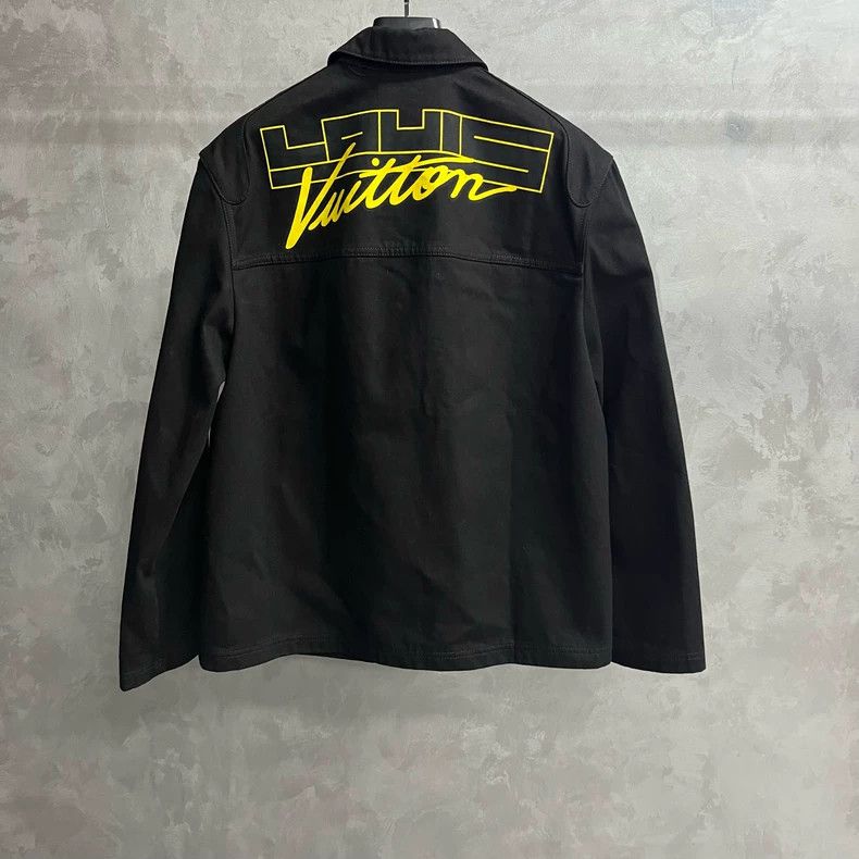 Louis Vuitton Louis Vuitton Black Letter Logo Graffiti Print Single Brea Size US M / EU 48-50 / 2 - 5 Thumbnail