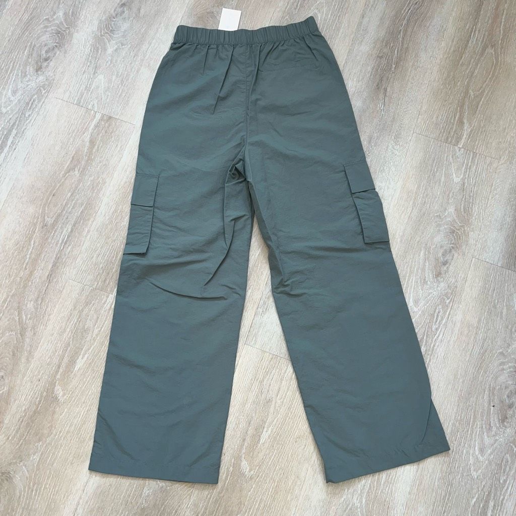 ASTR The Label WILO the Label Anthropologie Parachute Fly Cargo Wide Leg Pants Olive, Women’s S Size 26" / US 2 / IT 38 - 7 Thumbnail
