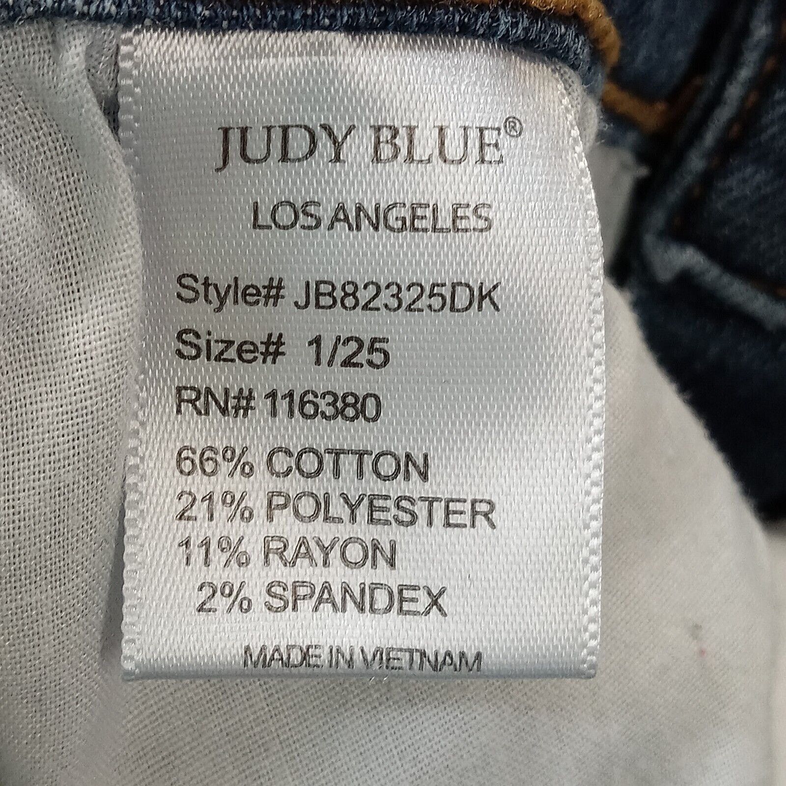Judy Blue Judy Blue Relax Fit Jeans Women's 25 X 30 Hi Rise Size 25" / US 0 / IT 36 - 7 Thumbnail