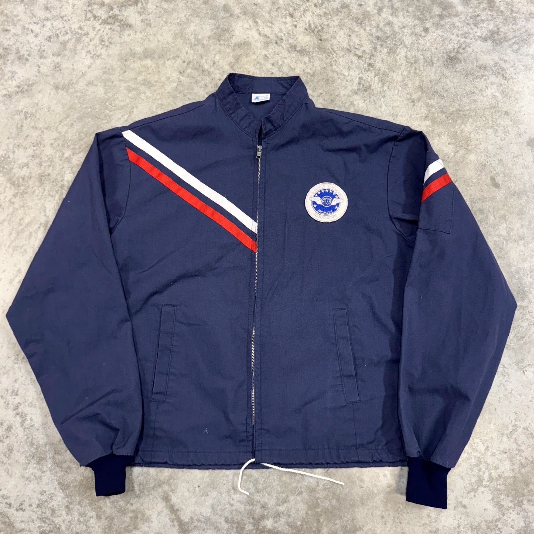 Vintage VINTAGE Air Force Sergeants Jacket Mens Large Flight Windbreaker 90s Size US L / EU 52-54 / 3 - 2 Thumbnail
