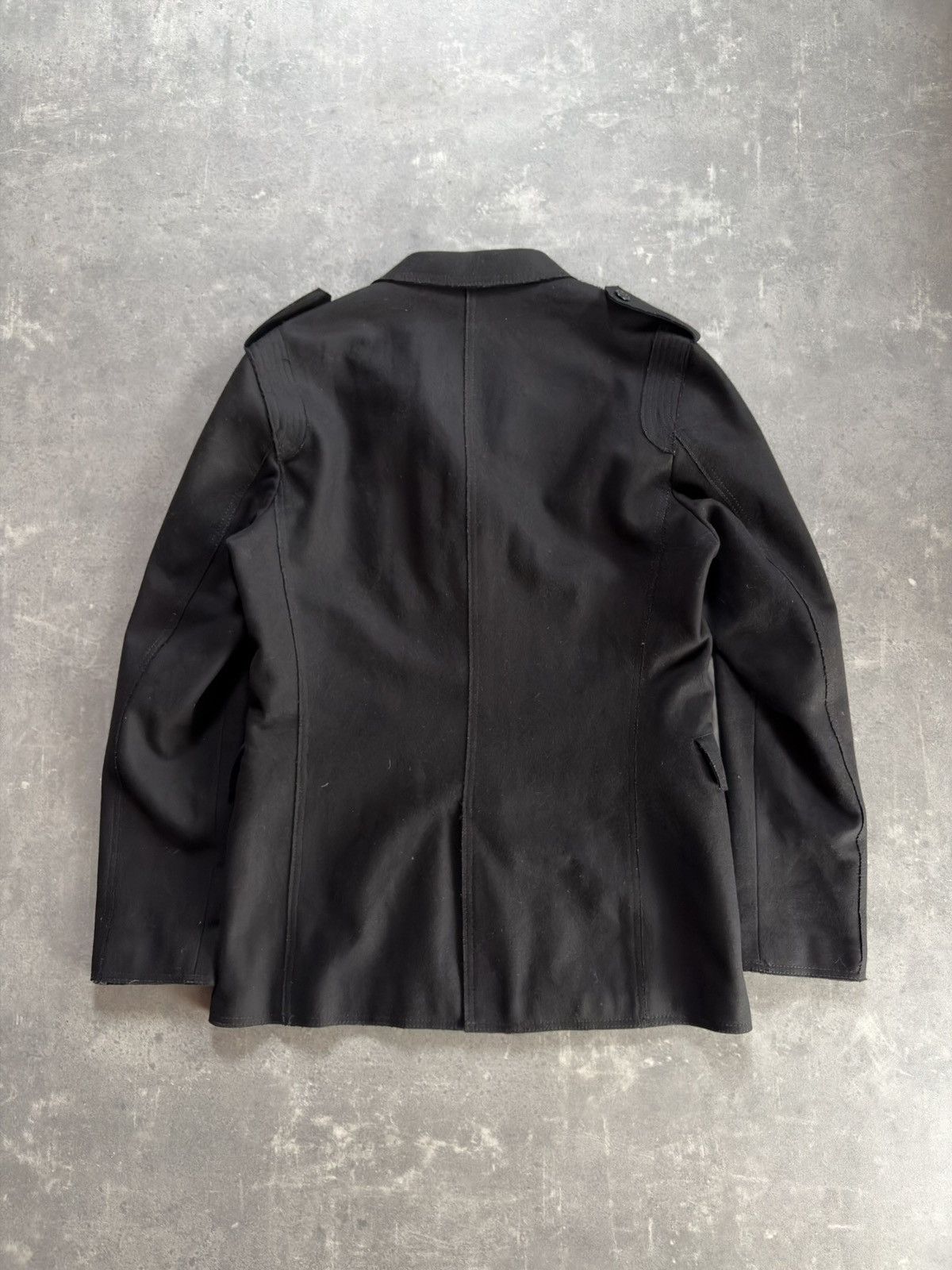 Dirk Bikkembergs 00s Dirk Bikkembergs Military Raw Edges Rare Blazer Jacket Size US L / EU 52-54 / 3 - 2 Thumbnail