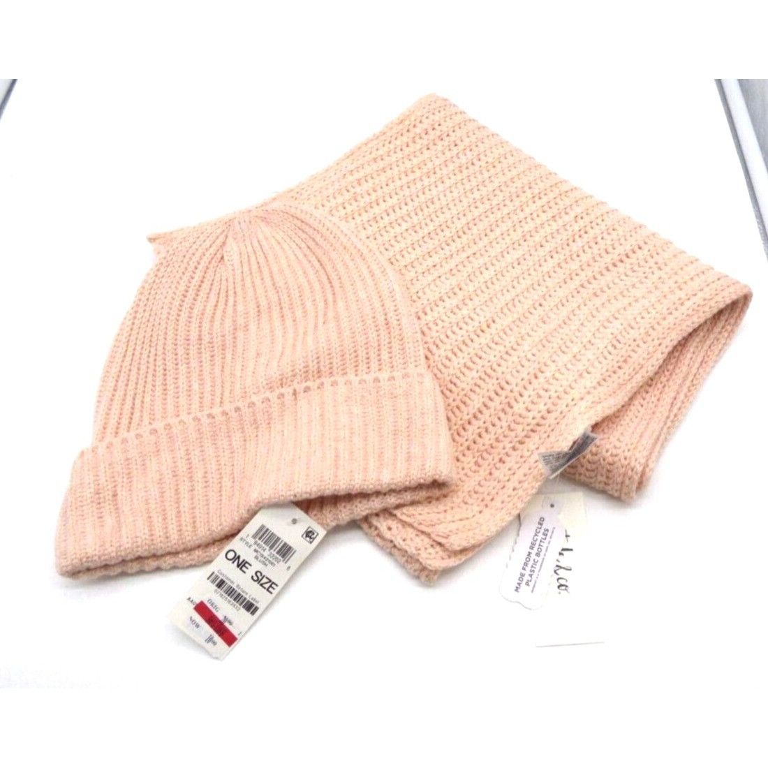 Other Style & Co Women's Solid Shine Ribbed Scar and Beanie Combo, Size ONE SIZE - 4 Thumbnail