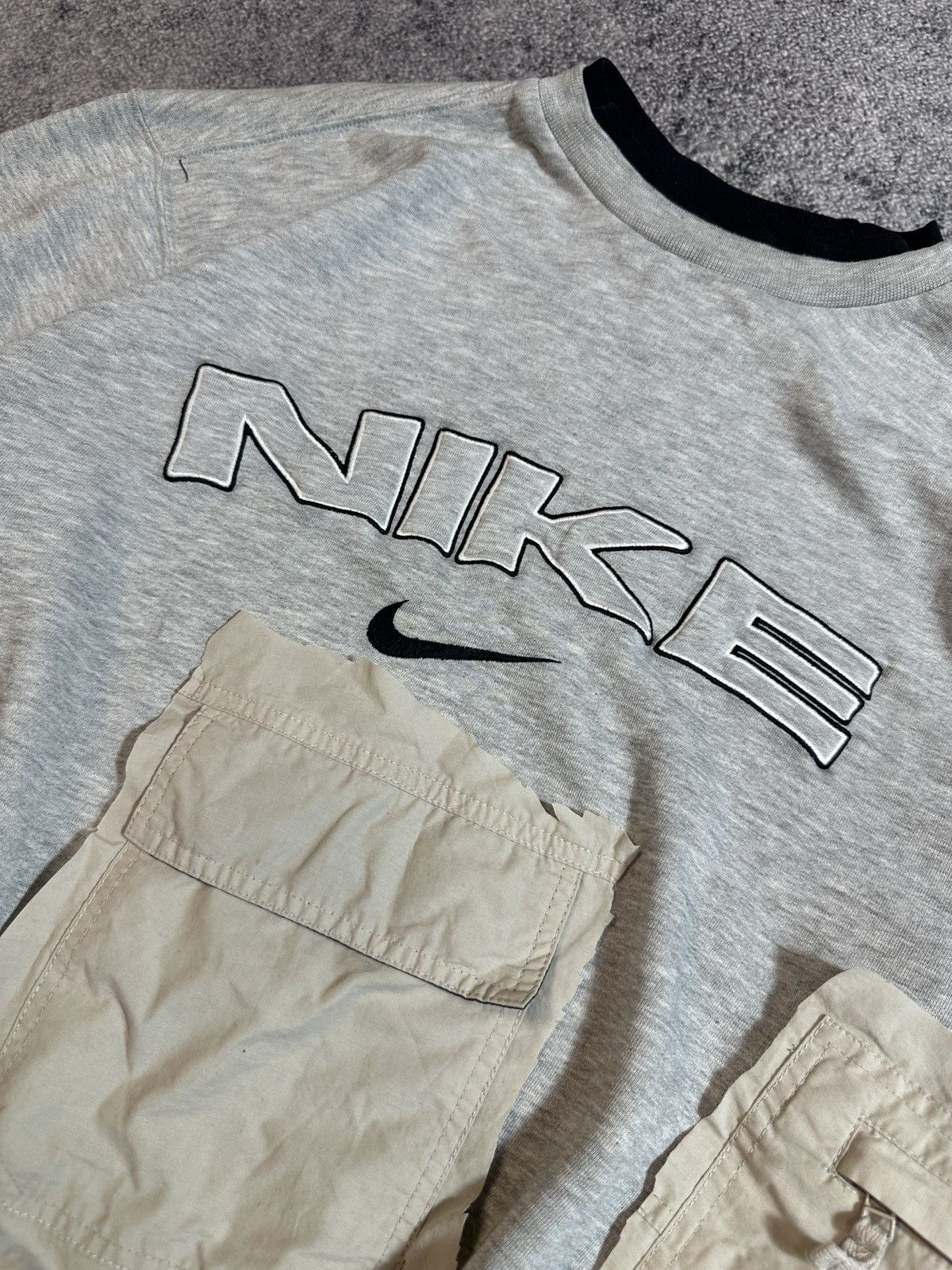 Nike Y2K Vintage Custom Nike Big Logo Sweatshirt Streetwear USA M Size US M / EU 48-50 / 2 - 3 Thumbnail