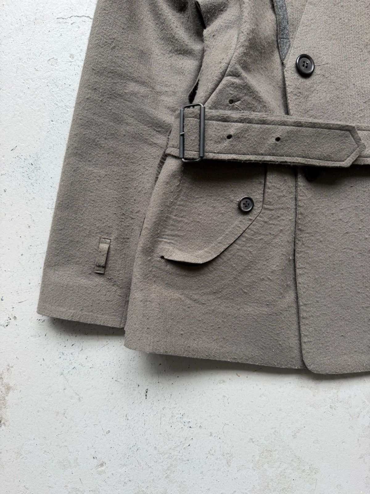 Undercover Undercover AW05 Arts & Crafts Wool Army Green Peacoat Size US S / EU 44-46 / 1 - 6 Thumbnail