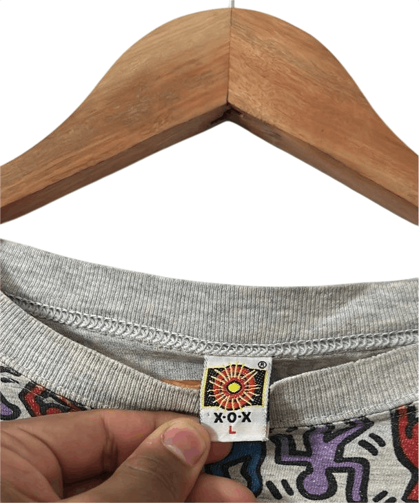 Andy Warhol × Keith Haring × Vintage Vintage 90s Keith Haring Popart Ovp Longsleeves Size US M / EU 48-50 / 2 - 6 Thumbnail