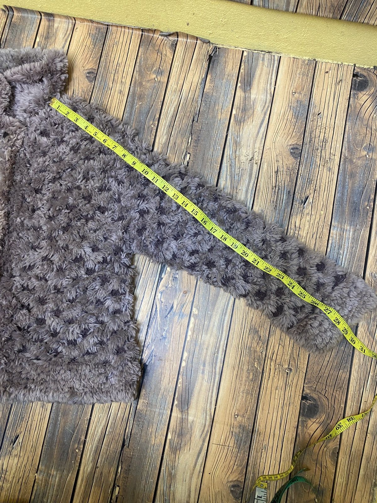 Homespun Knitwear Paula Lishman Knitted Fur Jacket - Handmade in Canada - mink Size M / US 6-8 / IT 42-44 - 8 Thumbnail