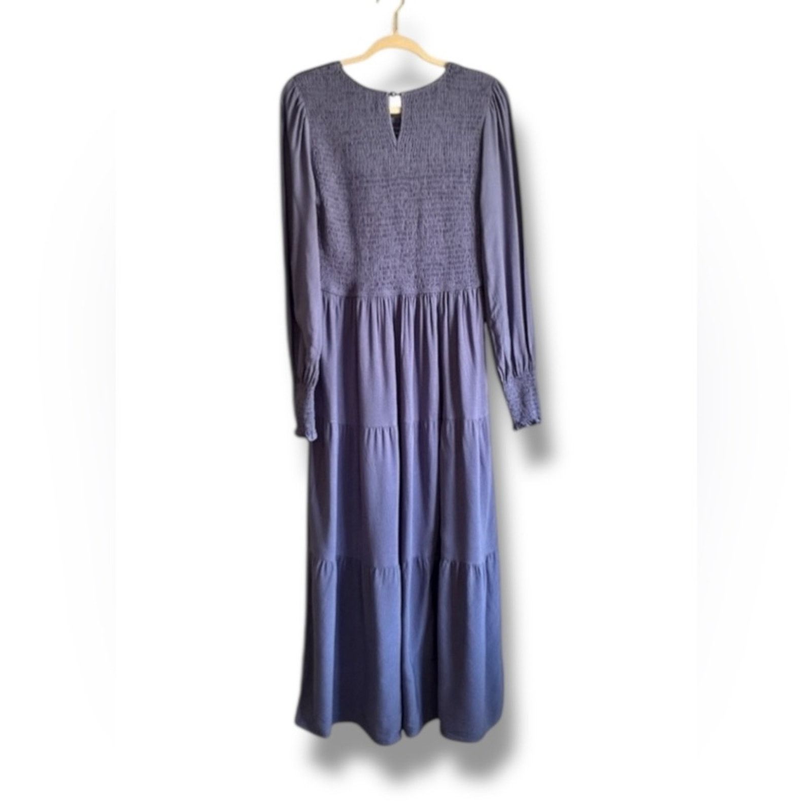 Other ZESICA long sleeve smocked tiered midi dress size Large Size L / US 10 / IT 46 - 5 Thumbnail
