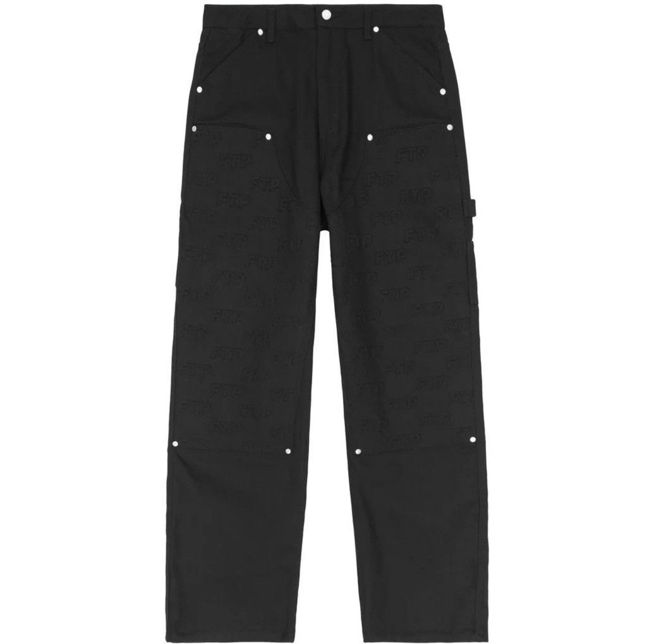 FTP EMBOSSED LOGO DOUBLE KNEE WORK PANTS