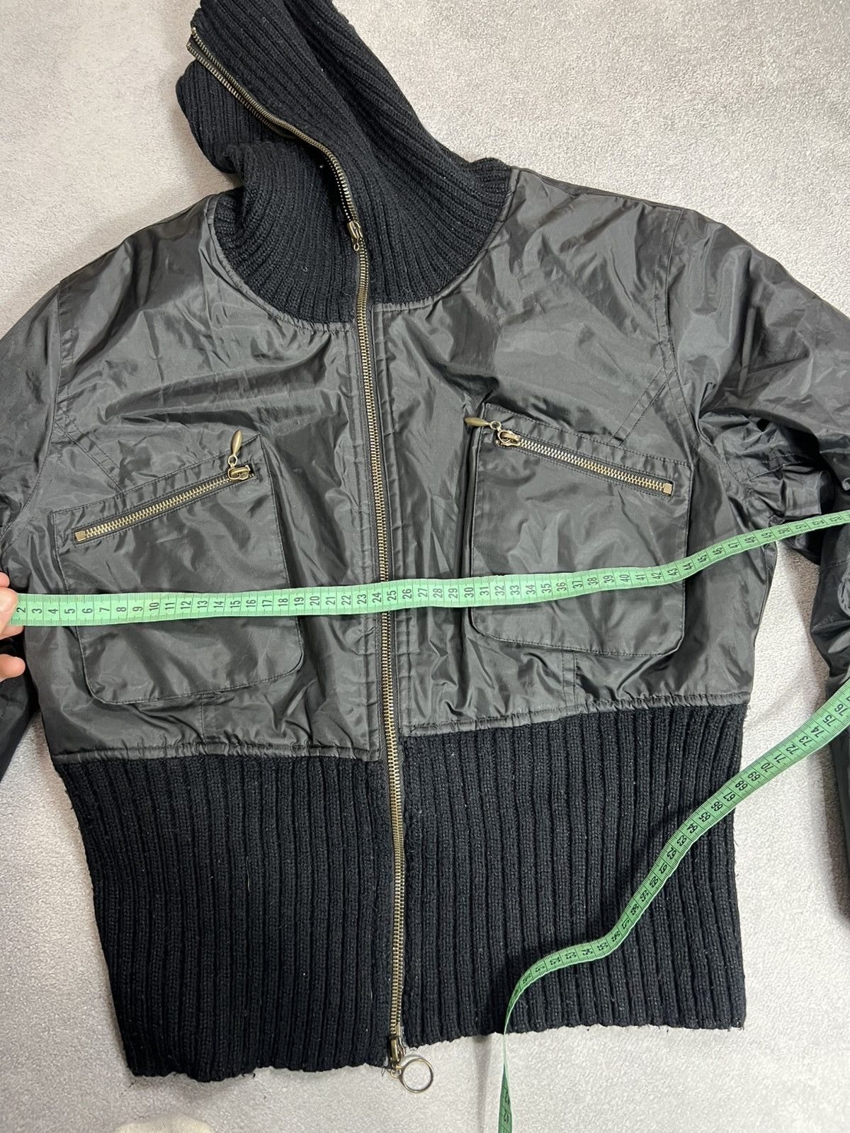Japanese Brand VTG Punk Cargo IfSixWasNine LGB Style Cropped Bomber Jacket Size US S / EU 44-46 / 1 - 10 Thumbnail