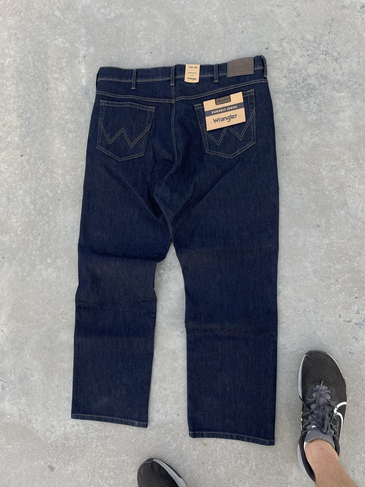 Vintage Wrangler Jeans Wash Durable Y2k Baggy Denim Jeans Size US 38 / EU 54 - 8 Thumbnail