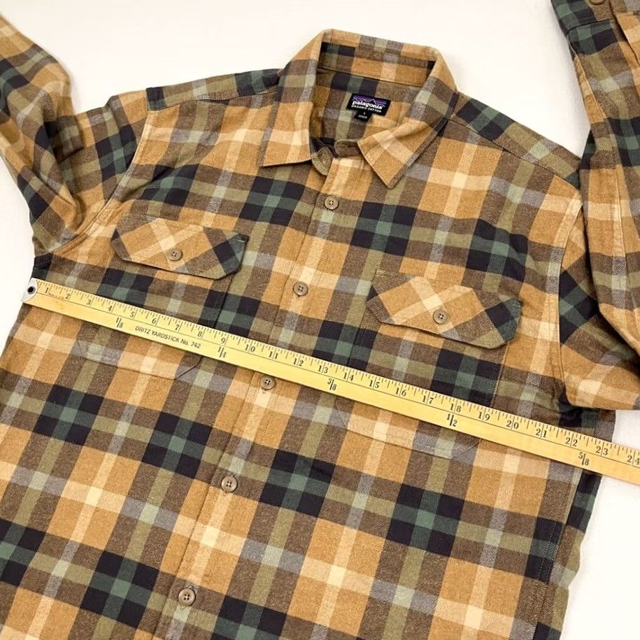 Patagonia Patagonia Fjord Flannel Shirt Mens L Brown Plaid Organic Cotton Button Up Hiking Size US L / EU 52-54 / 3 - 5 Thumbnail