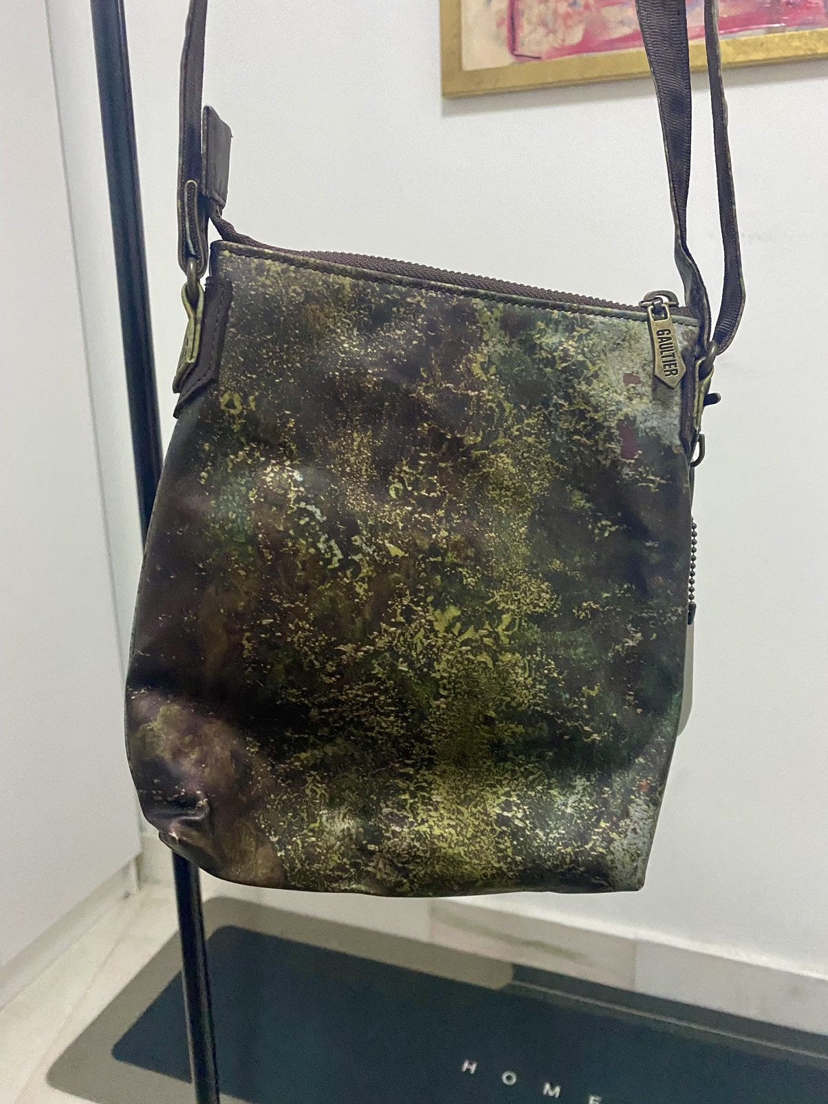 Jean Paul Gaultier Vintage 90s Jean Paul Gaultier Cyber rusty Sling bag Size ONE SIZE - 8 Thumbnail