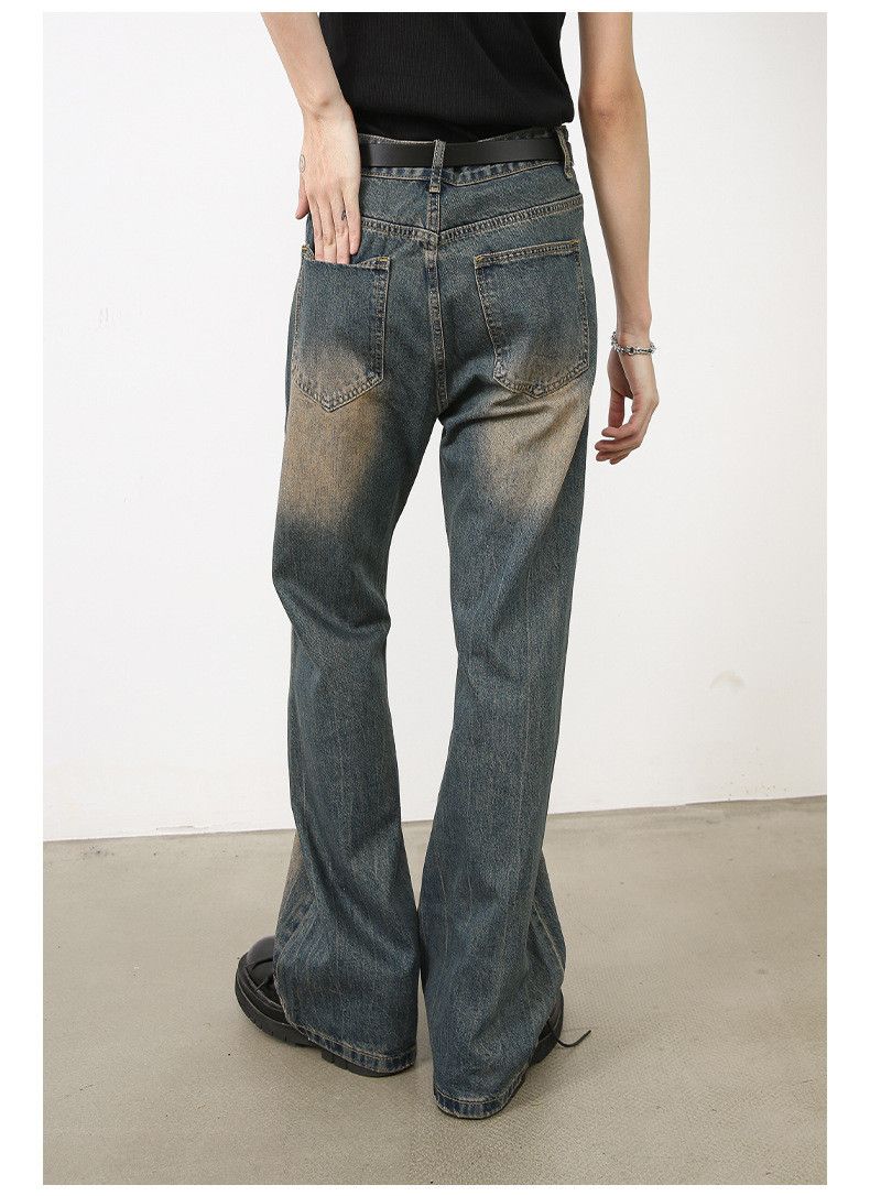 Vintage Japanese-Style Loose-Fit Men's Streetwear Flared Jeans Size US 32 / EU 48 - 5 Thumbnail
