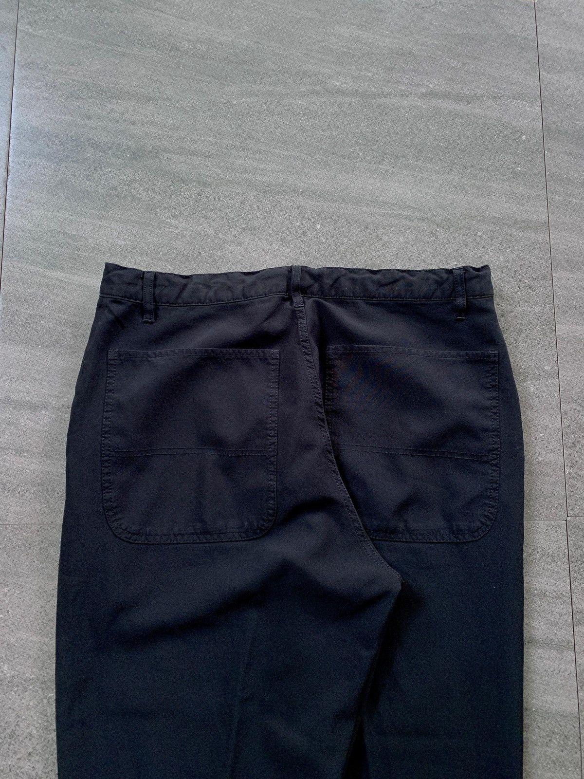 Comme des Garcons Black FREE TAX! CDG Black Cuffed Cropped Trousers Size US 31 - 6 Thumbnail