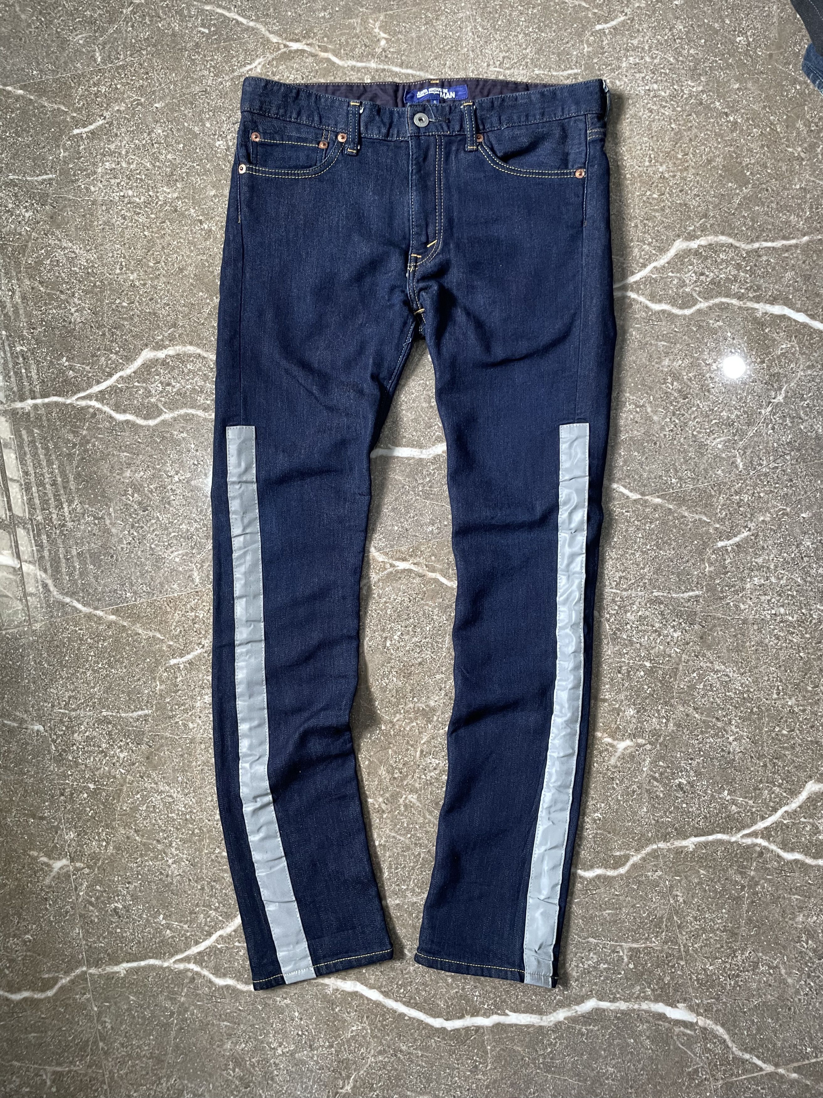Junya Watanabe Junya Watanabe MAN Reflective Taped Jean - Runway 2018 Size US 32 / EU 48 - 3 Thumbnail