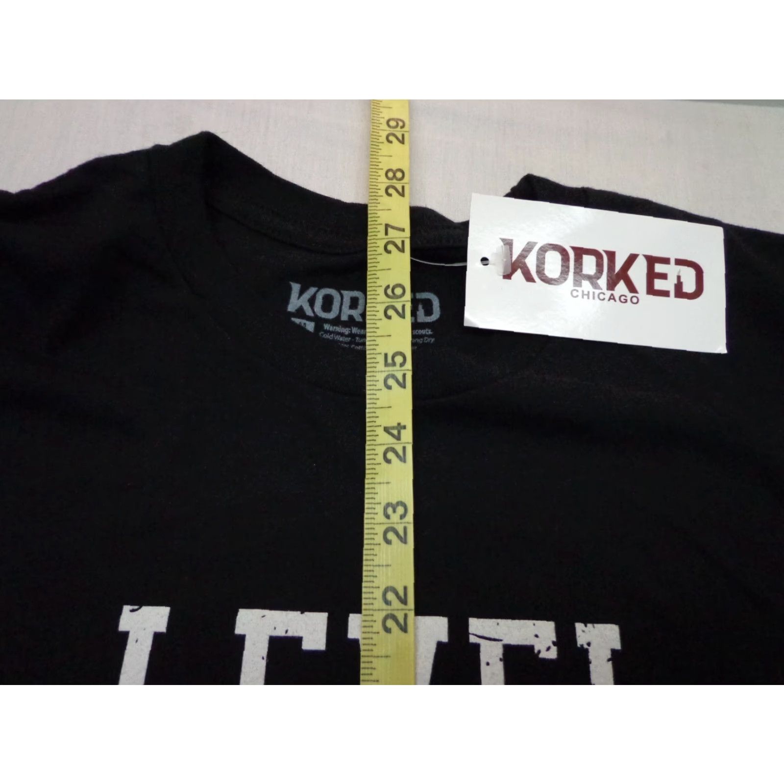 Vintage korked Chicago LEVEL 5 'All I Want To Do Is Win' Black T Shirt Medium NEW Size US M / EU 48-50 / 2 - 6 Thumbnail