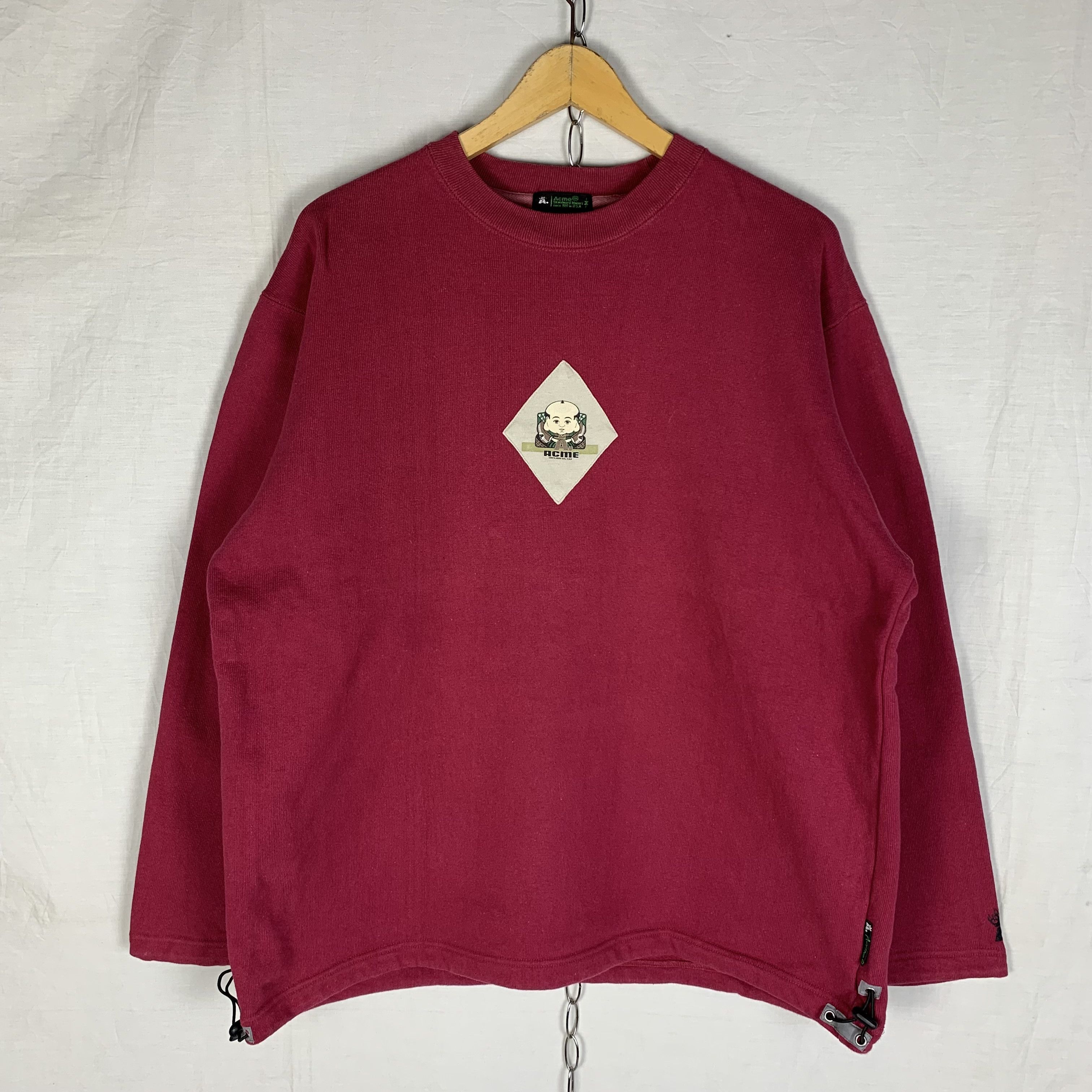 Vintage Acme Clothing Skateboards Heavyweight Sweatshirt Size US M / EU 48-50 / 2 - 1 Thumbnail