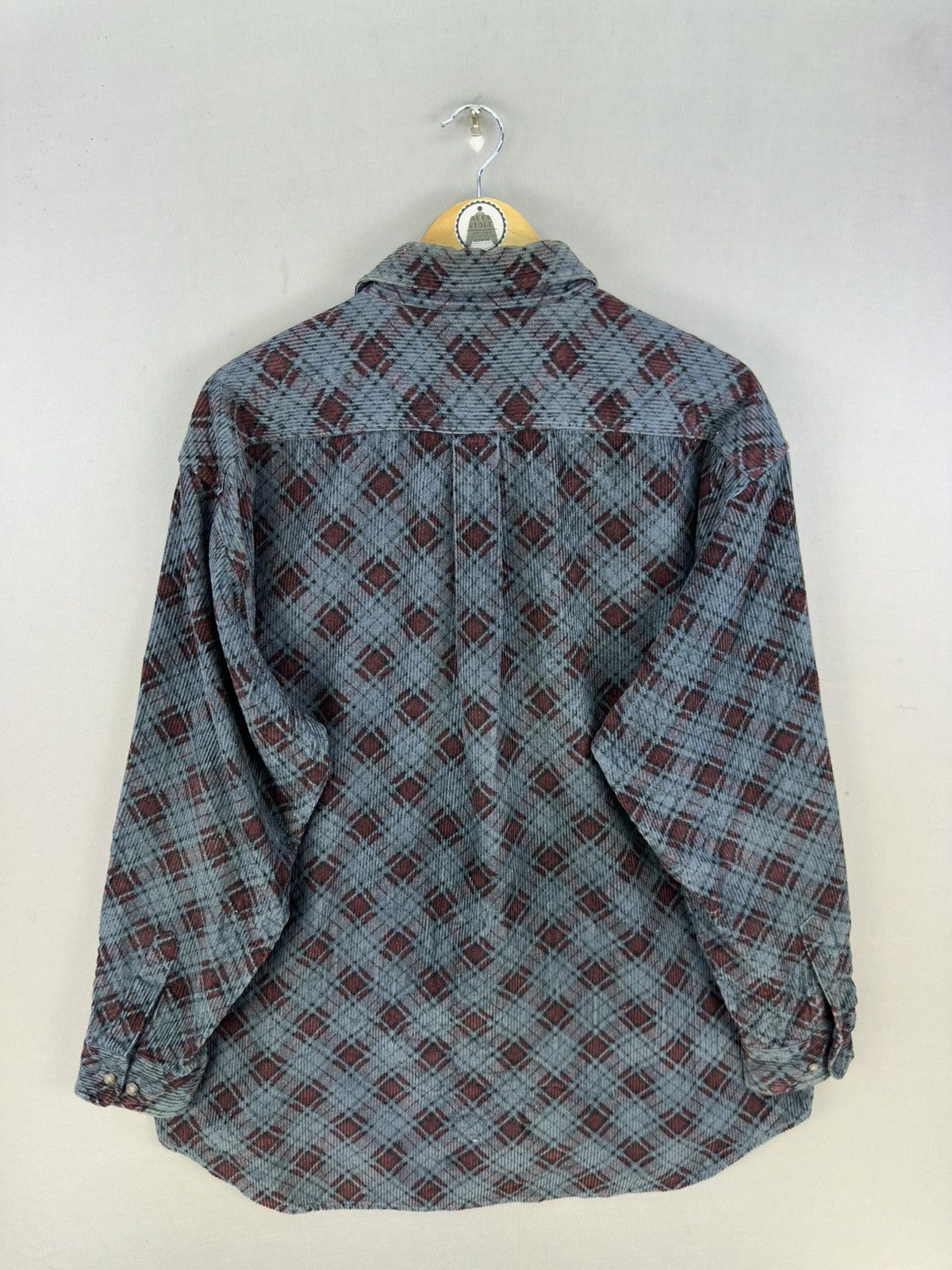 Japanese Brand Regal Friend Corduroy Plaid Check Flannel Shirt Size US XXL / EU 58 / 5 - 4 Thumbnail