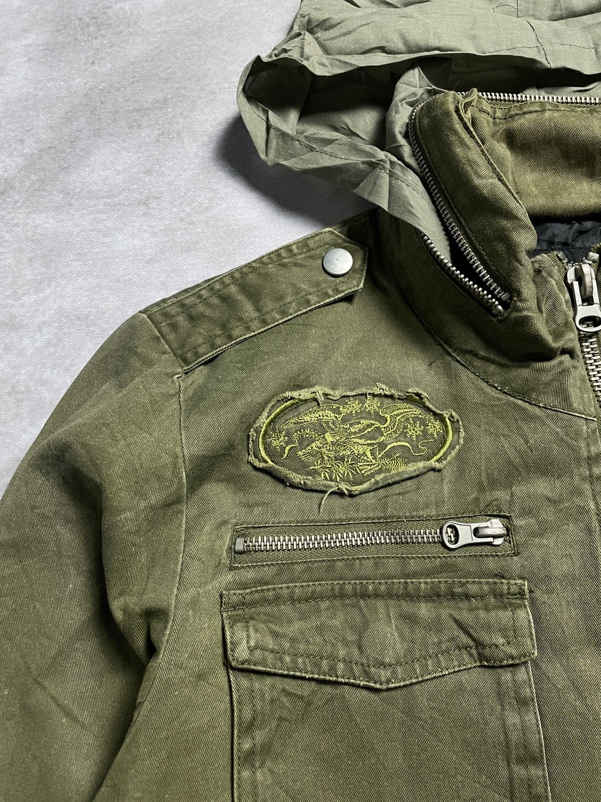 If Six Was Nine 2000’s Armée Française - Apocalypse Style Bikers Jacket Size US M / EU 48-50 / 2 - 10 Thumbnail