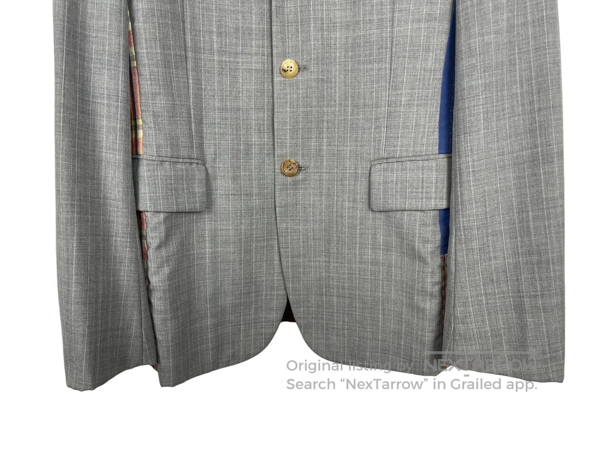 Comme des Garcons Comme Des Garcons Main Line Plaid Striped Patchwork Suit Size US S / EU 44-46 / 1 - 4 Thumbnail