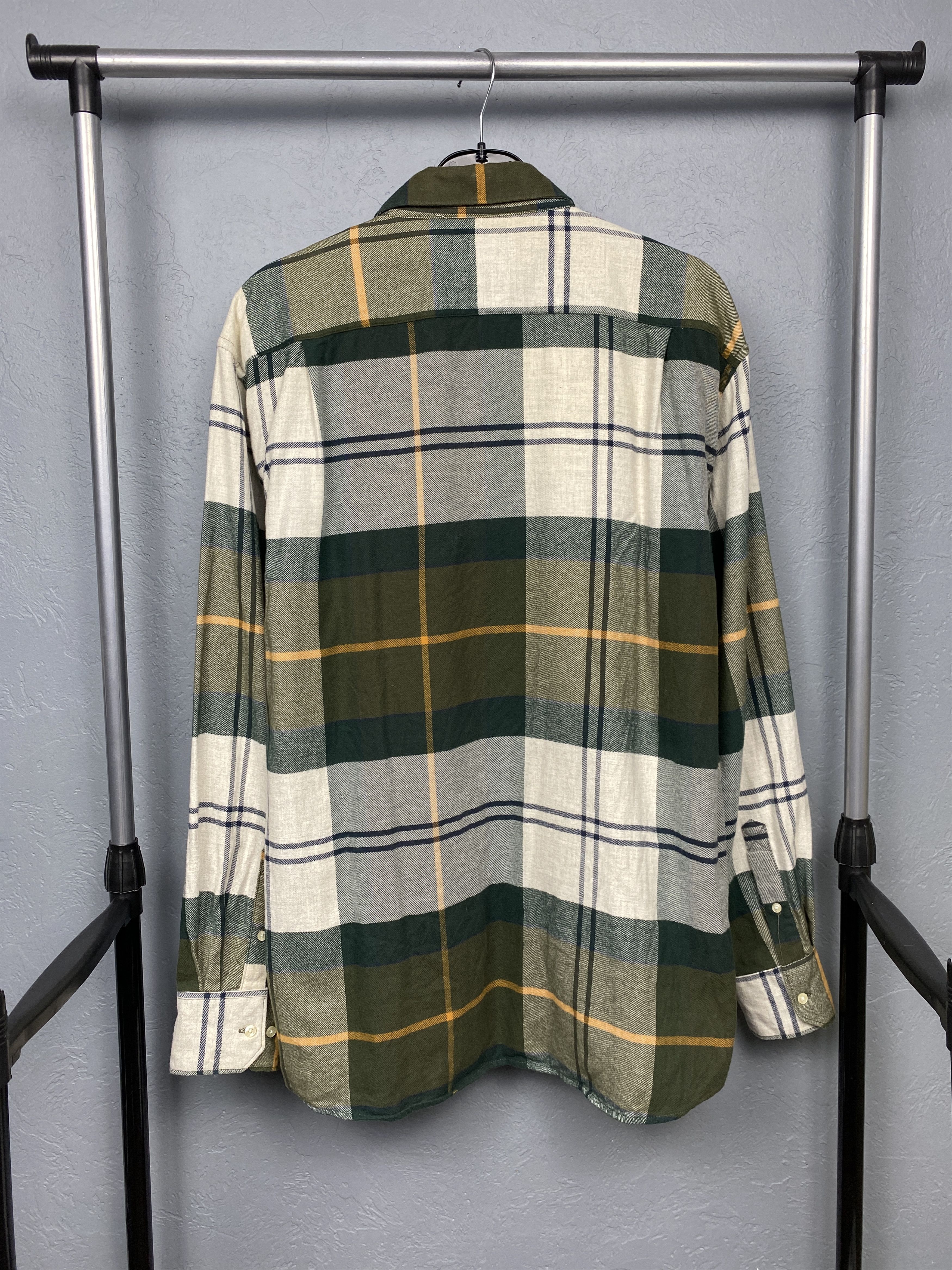 Barbour Barbour Vintage Flannel Mens Plaid Shirt Size US XXL / EU 58 / 5 - 7 Thumbnail