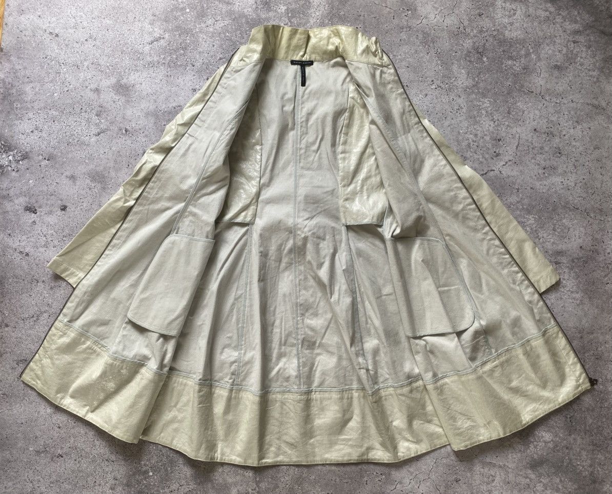 Sarah Pacini Sarah Pacini Trench Coat Dress Zip Avant Garde Y2K Italy Size ONE SIZE - 8 Thumbnail