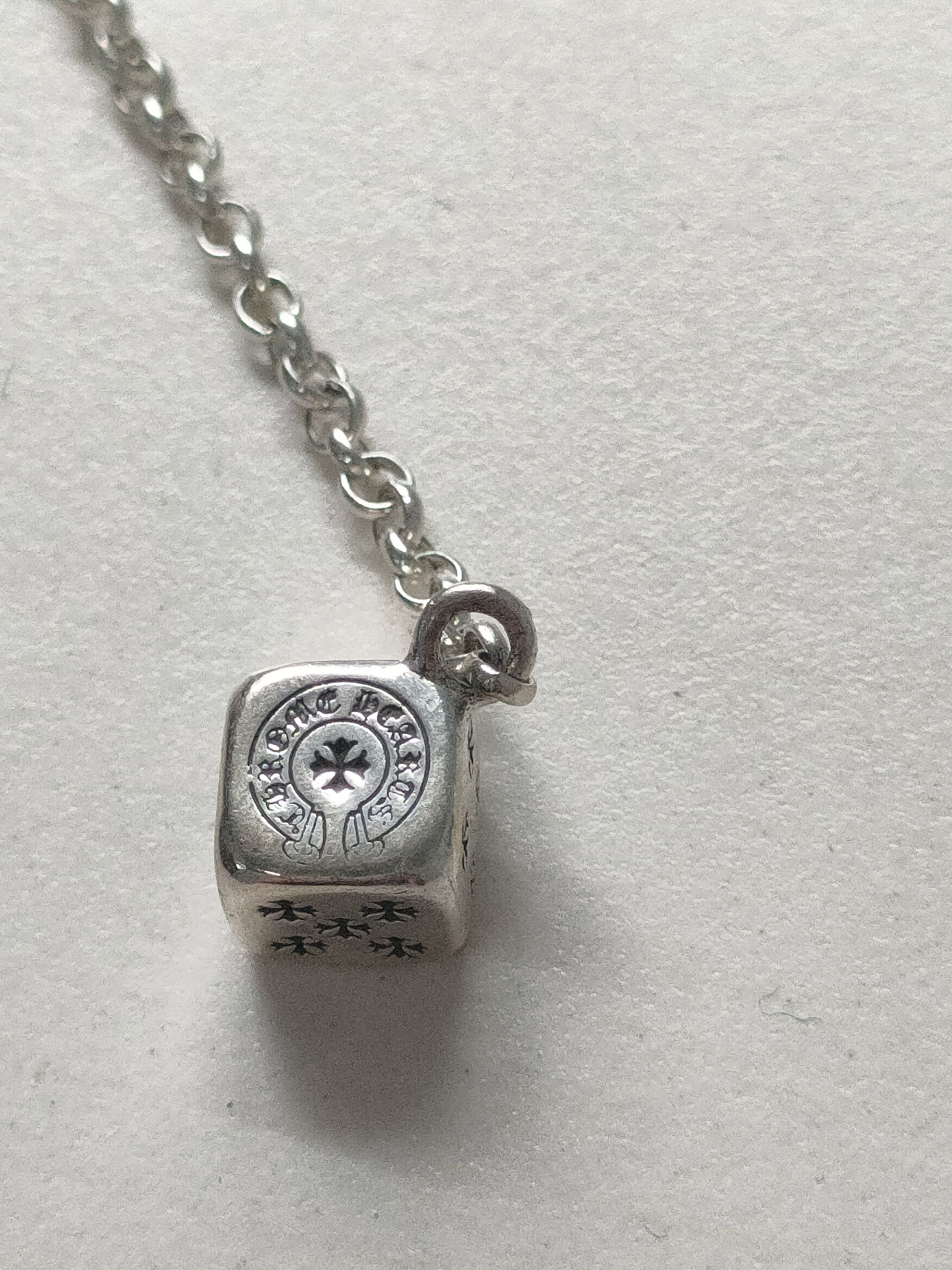 Chrome Hearts Chrome Hearts Silver Dice Drop Earring Size ONE SIZE - 5 Thumbnail
