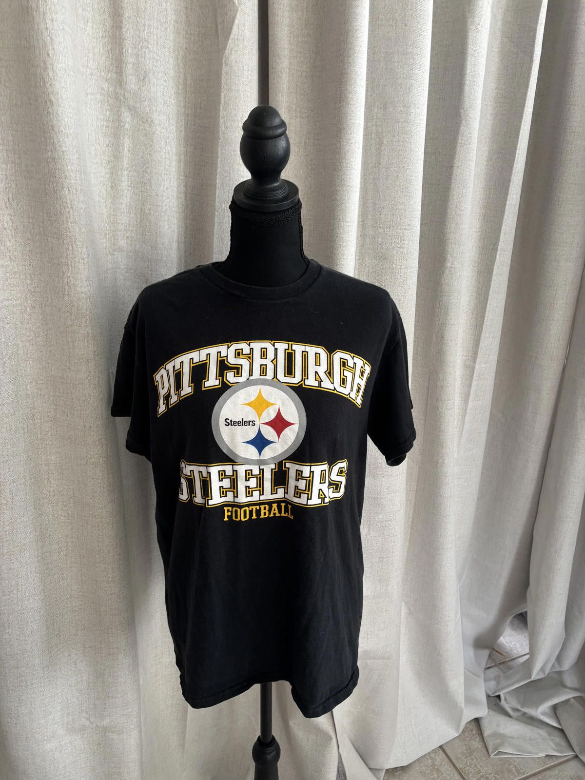 Other Pittsburgh Steelers Football Black T-Shirt Size ONE SIZE - 2 Thumbnail