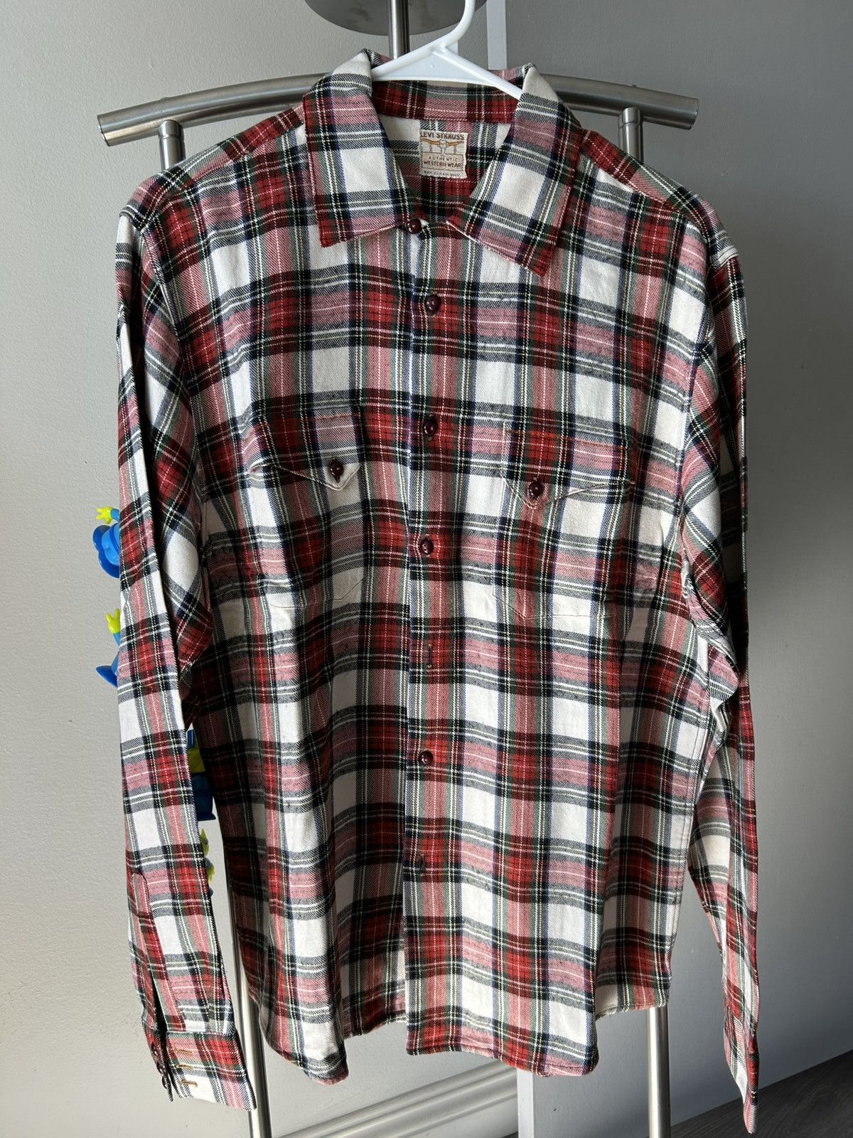 Levi's Vintage Clothing Levi Strauss Long Sleeve Plaid Shirt Size US S / EU 44-46 / 1 - 1 Thumbnail