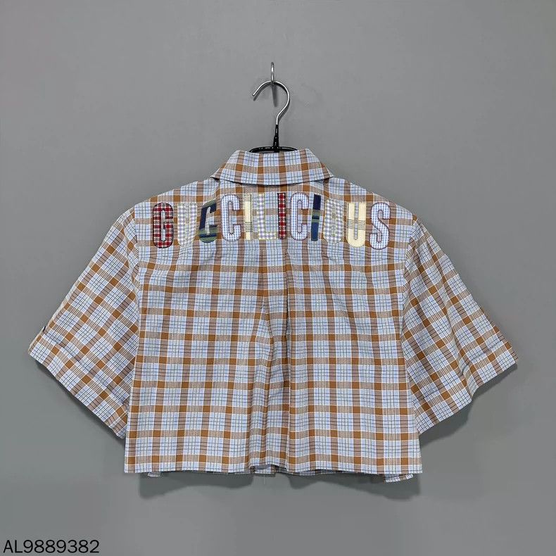 Gucci Gucci Size 38 Avocado dog short shirt 2502-Nextarrow Size US XS / EU 42 / 0 - 3 Thumbnail