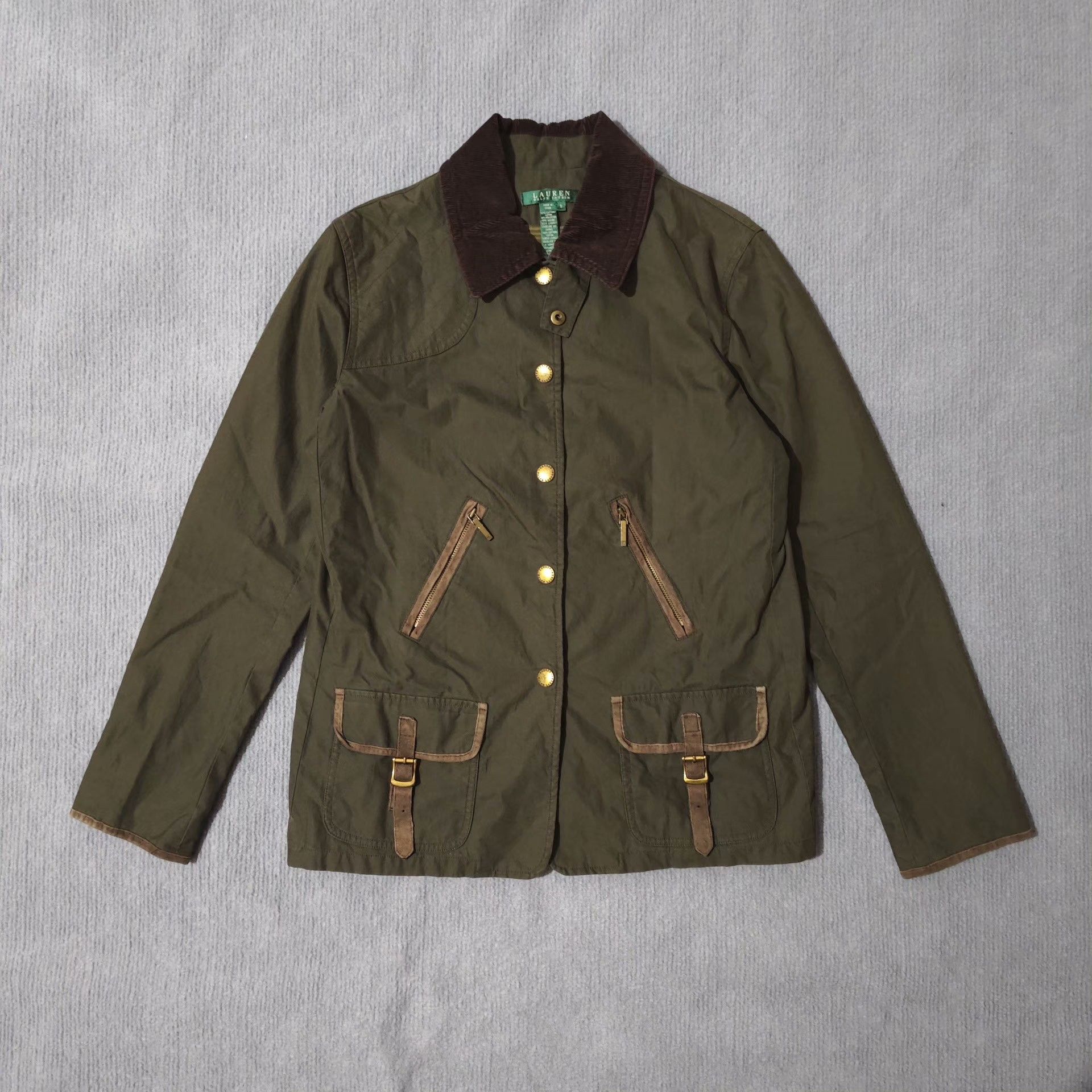 Ralph Lauren Ralph Lauren Vintage Waxed Jacket Size US M / EU 48-50 / 2 - 1 Thumbnail