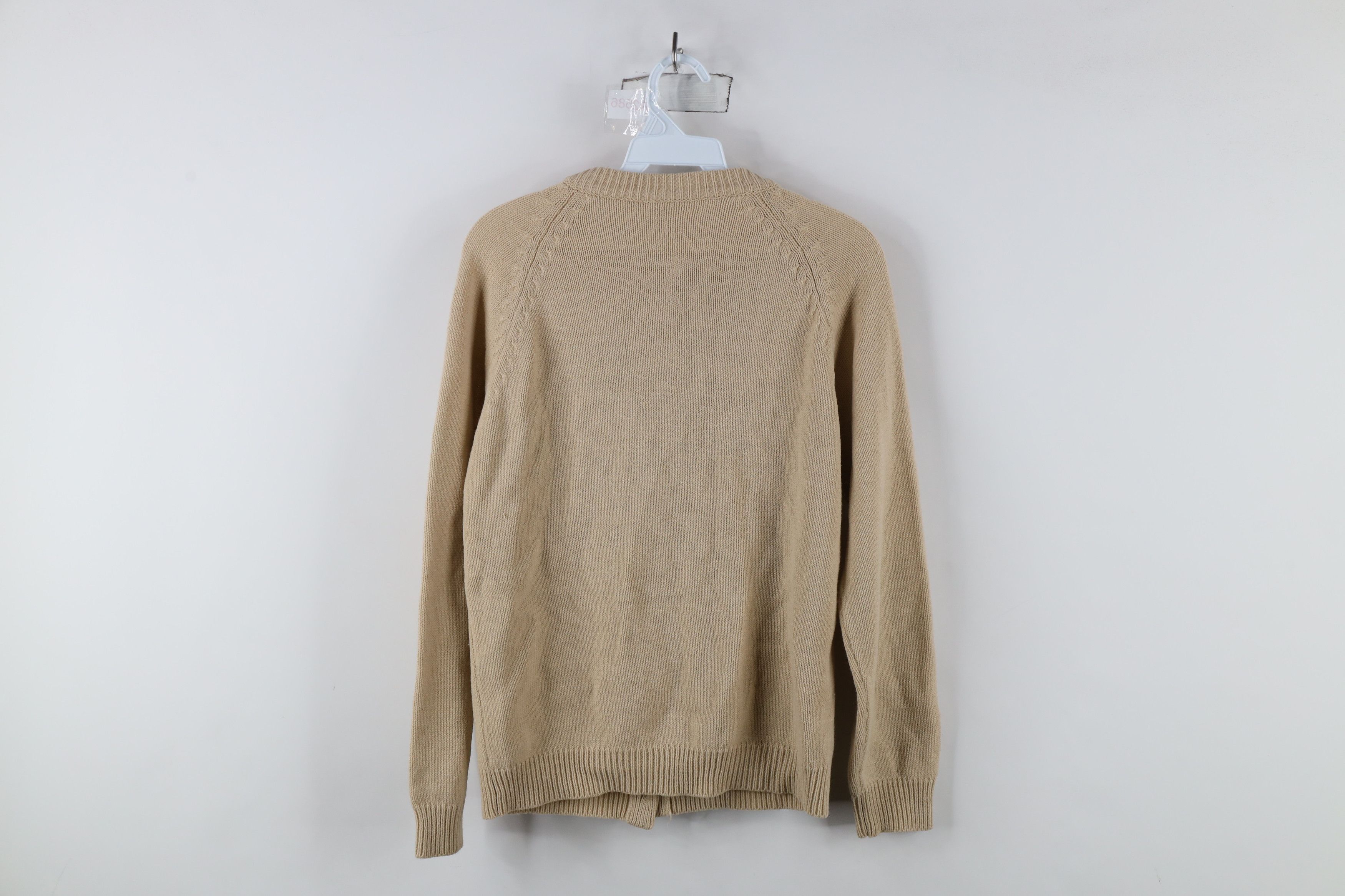 Vintage Vintage 70s Streetwear Chunky Cable Knit Cardigan Sweater Size XS / US 0-2 / IT 36-38 - 10 Thumbnail