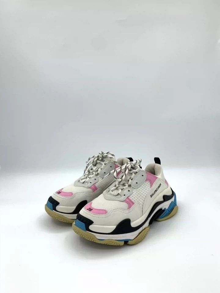 Balenciaga Balenciaga Mesh lace-up platform color-block dad shoes 2502 Size US 5.5 / EU 38 - 1 Thumbnail