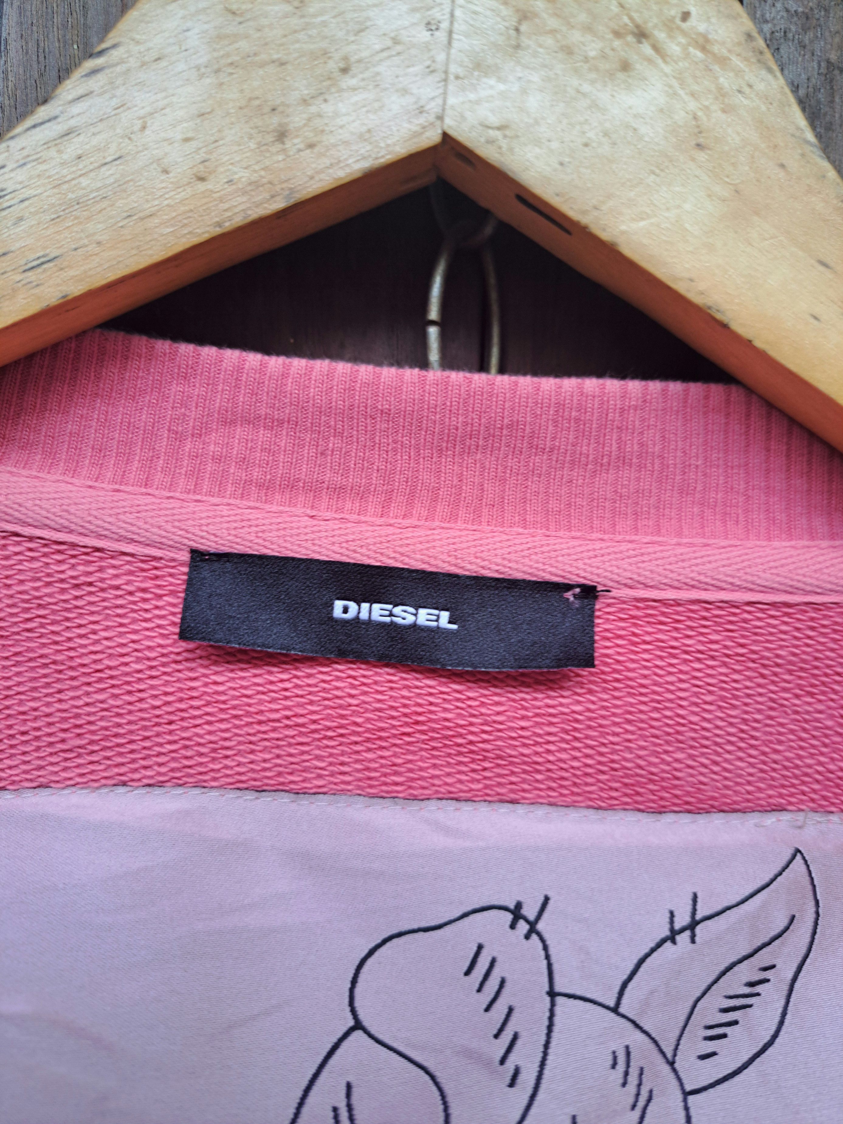 Diesel Diesel x Brave Silk Sweatshirts Oversize Pink Unisex Size S / US 4 / IT 40 - 7 Thumbnail
