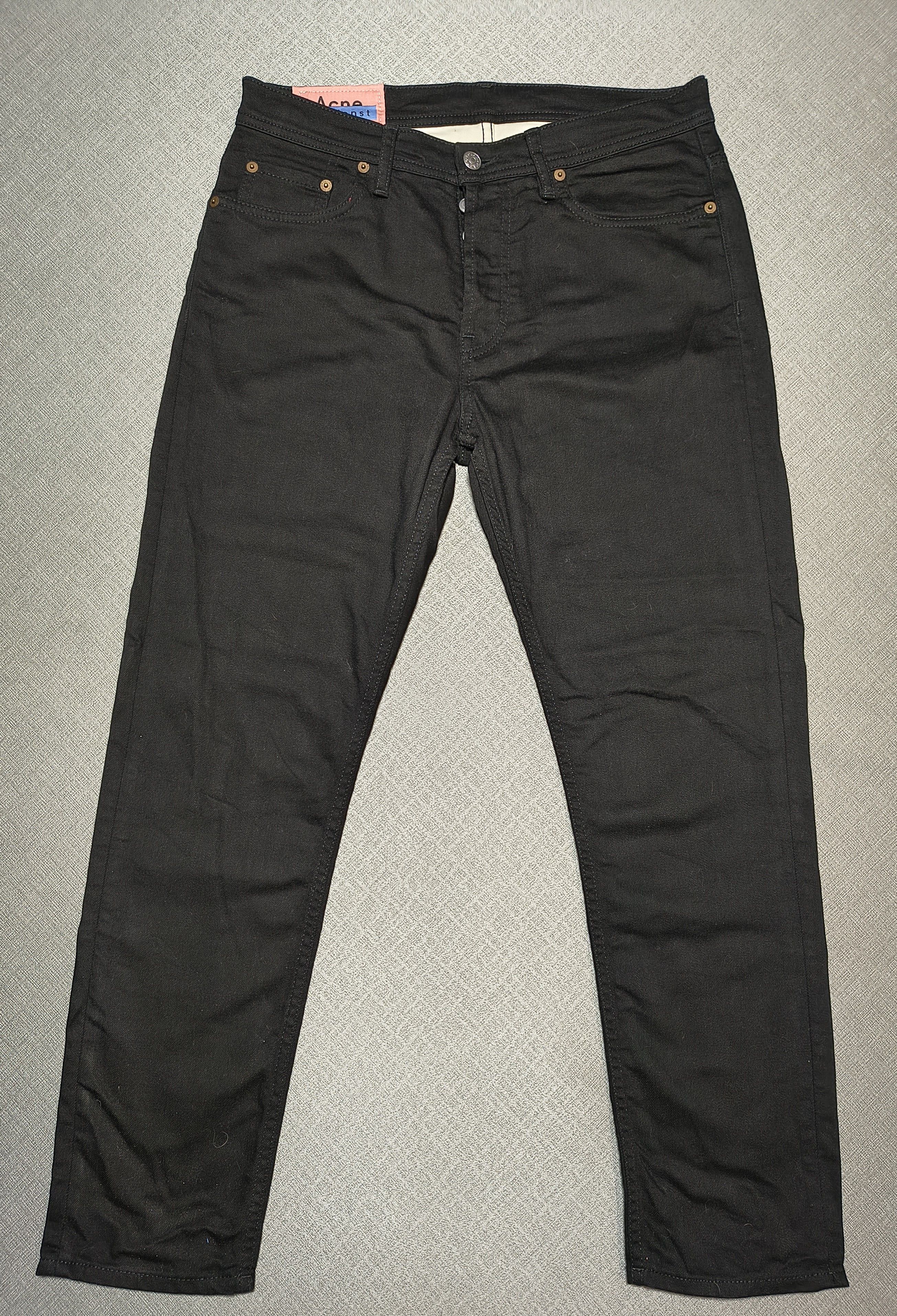 Acne Studios Acne Studios Blå Konst River Stay Black Denim 30 Size US 30 / EU 46 - 1 Thumbnail