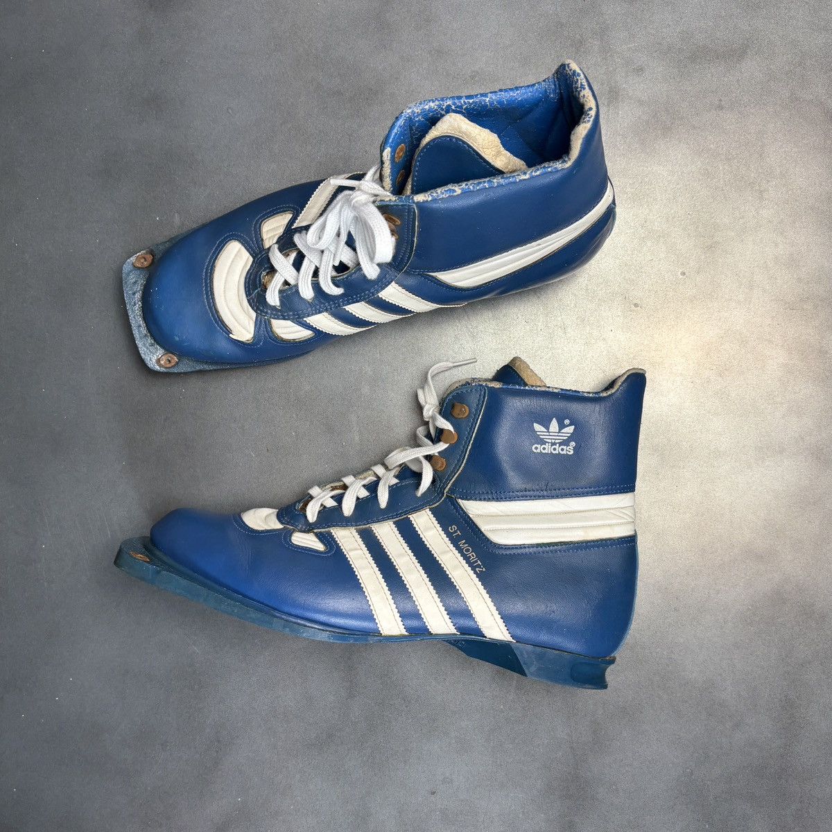 Adidas × Vintage 1970s Adidas St. Mortiz Vintage Adidas Ski Boots Olympics 10 Size US 10.5 / EU 43-44 - 25 Thumbnail