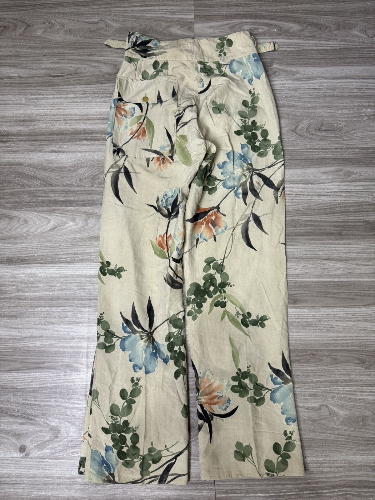 Gucci Runway Gucci Tomford SS2003 floral pants Size US 34 / EU 50 - 11 Thumbnail