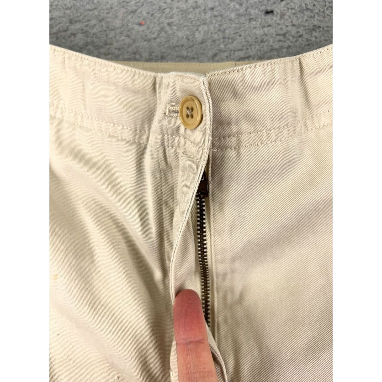 Ralph Lauren Lauren Ralph Lauren Shorts Womens 8P Chino Beige High Rise Cotton Twill Pocket Slim Buckle Casual Golf 90s Mens? Size 30" / US 8 / IT 44 - 6 Thumbnail