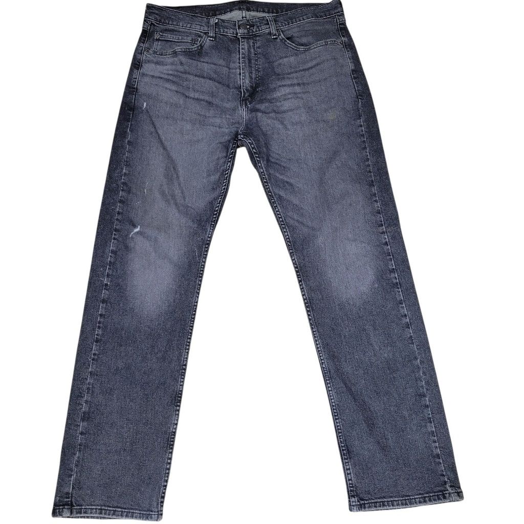 Levi's Levi's Jeans 505 Distressed Straight Leg Medium Wash 36/32 Size US 36 / EU 52 - 4 Thumbnail