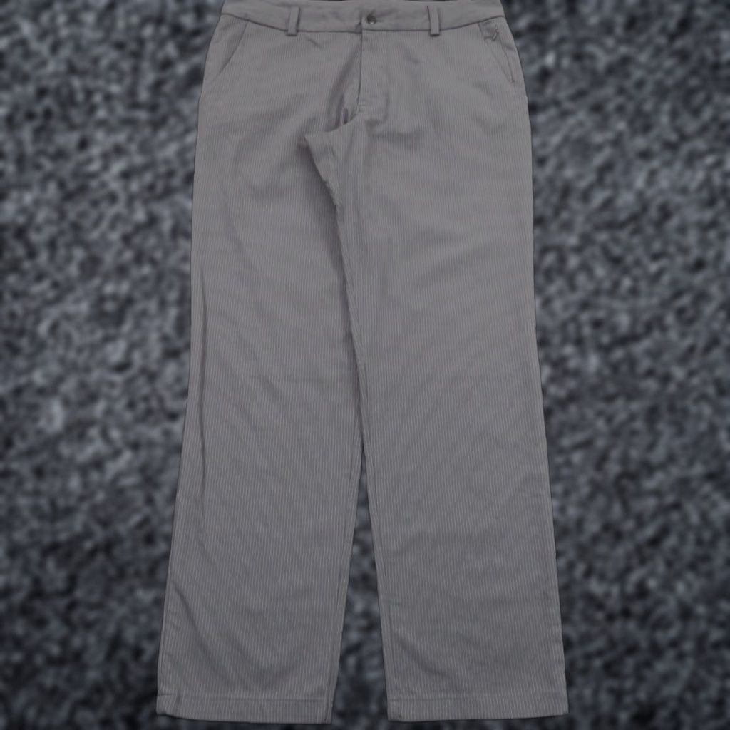 Lululemon Pants Mens 34x32 Grey Pinstripe ABC Commission Active Chino 5 Pocket Shirt