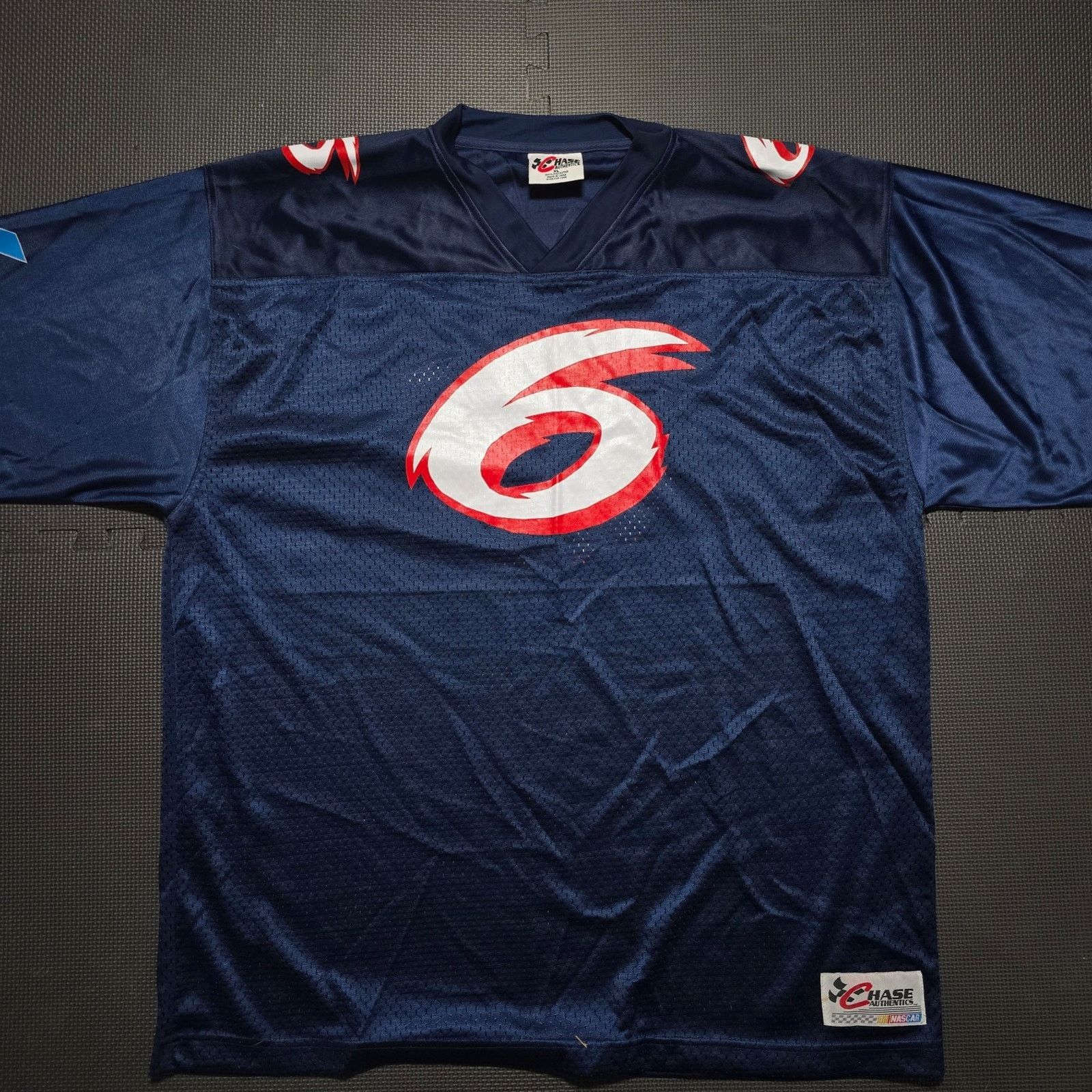 Chase Authentics Vintage 90s Mark Martin nascar jersey Size US XL / EU 56 / 4 - 1 Thumbnail