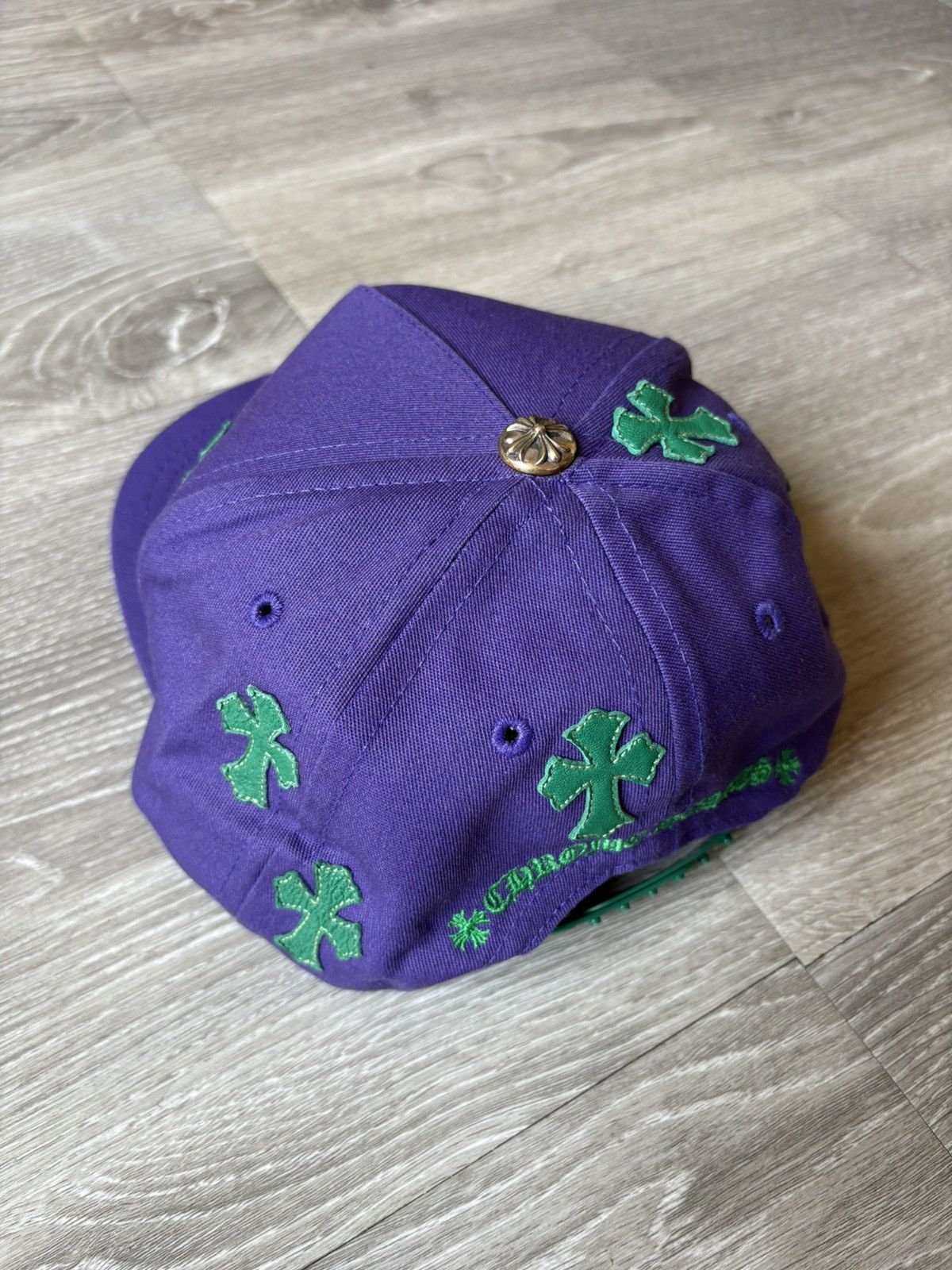 Chrome Hearts Chrome Hearts Purple Cross Patch Hat Size ONE SIZE - 8 Thumbnail
