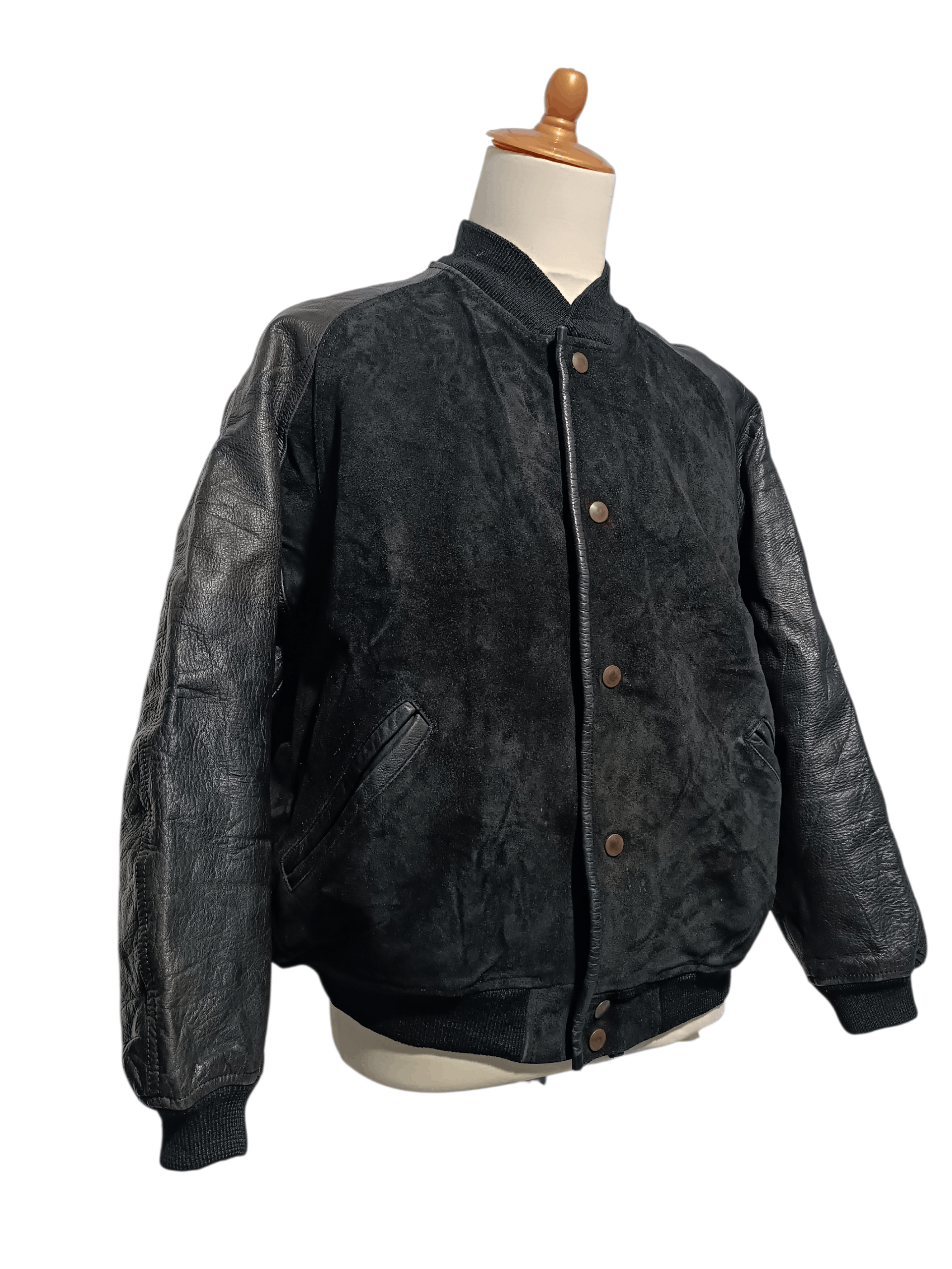 Japanese Brand Vintage Varsity Leather Jacket Made In Japan 🇯🇵 Size US M / EU 48-50 / 2 - 4 Thumbnail