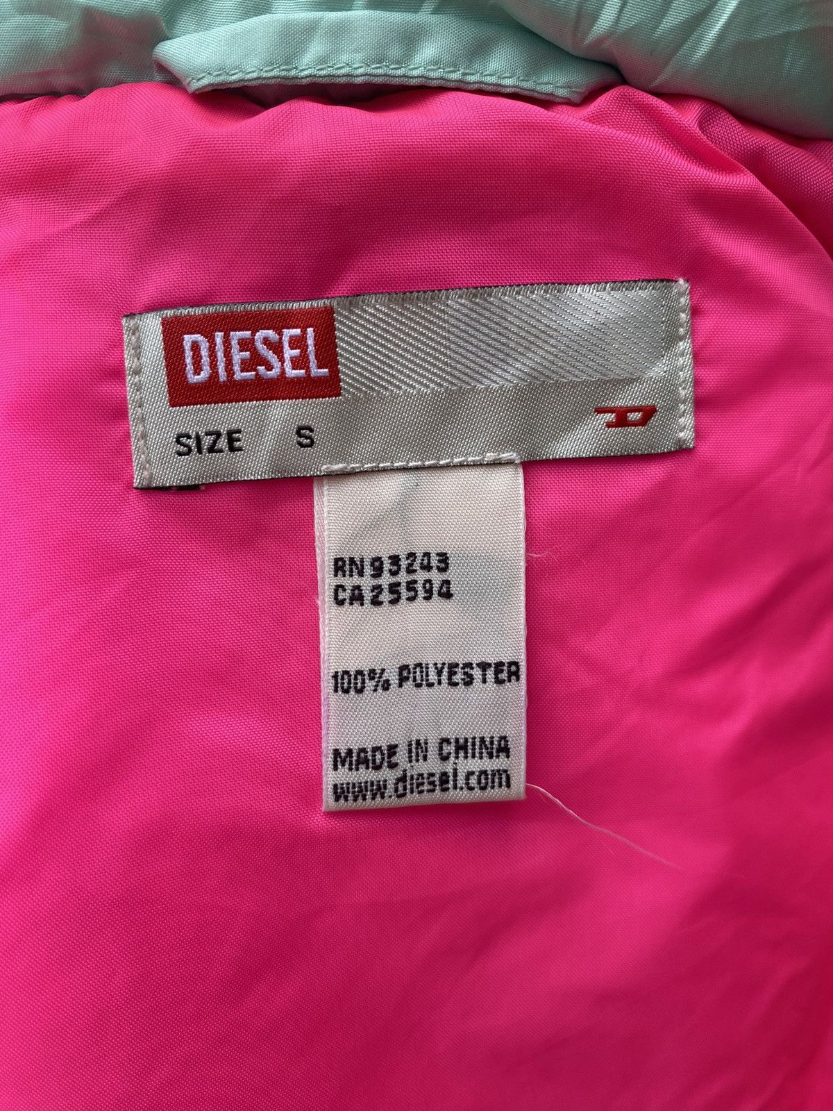 Diesel mint double collar vest Size S / US 4 / IT 40 - 8 Thumbnail